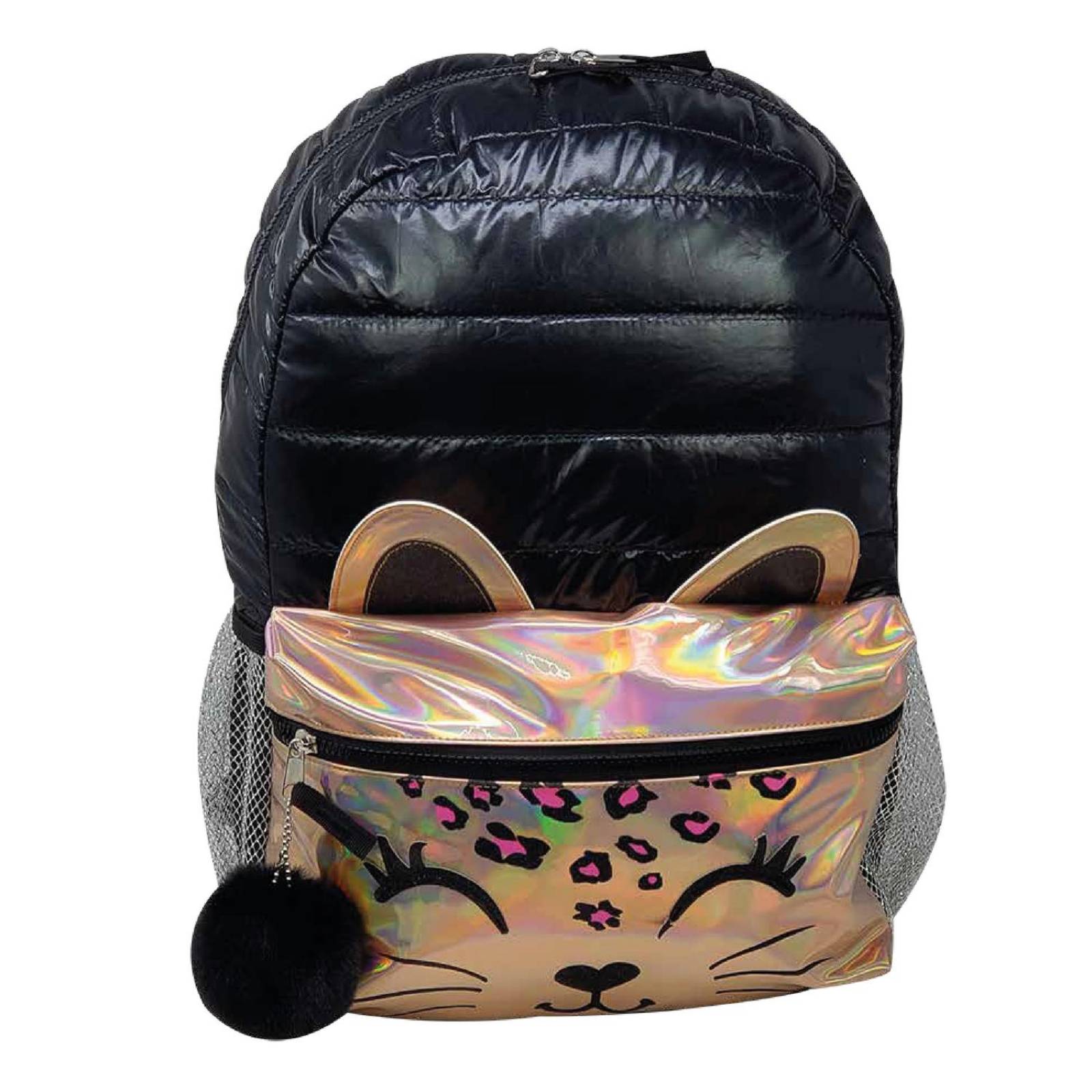 Mochila Escolar Travel Republic Trnasa 02 Gato Negro