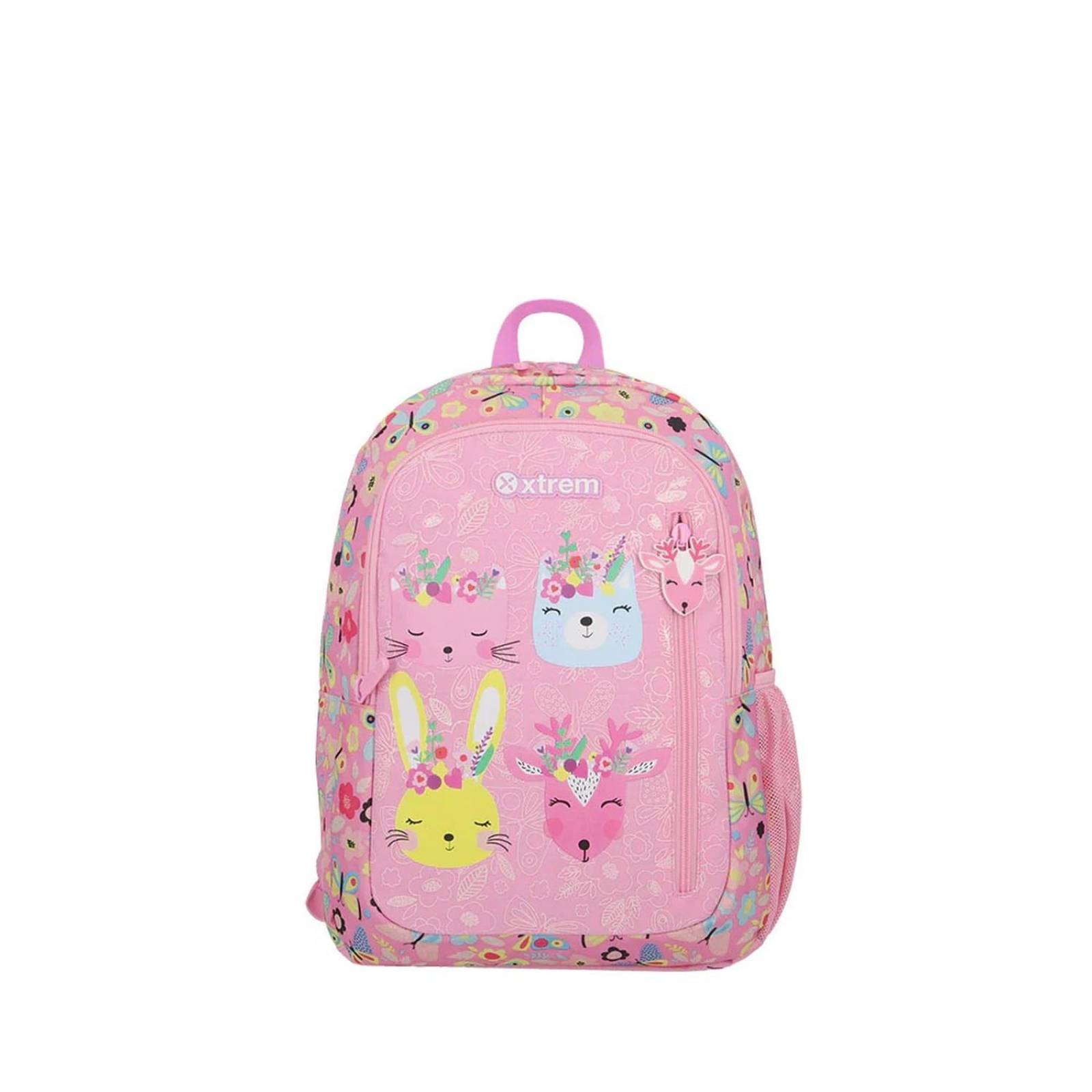 Mochila Xtrem Logan Pink Forest Rosa  