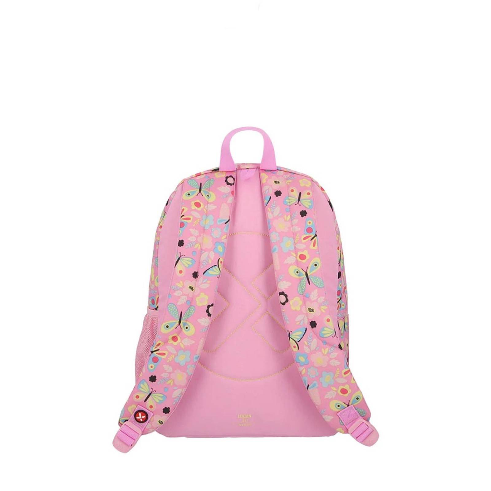 Mochila Xtrem Logan Pink Forest Rosa  