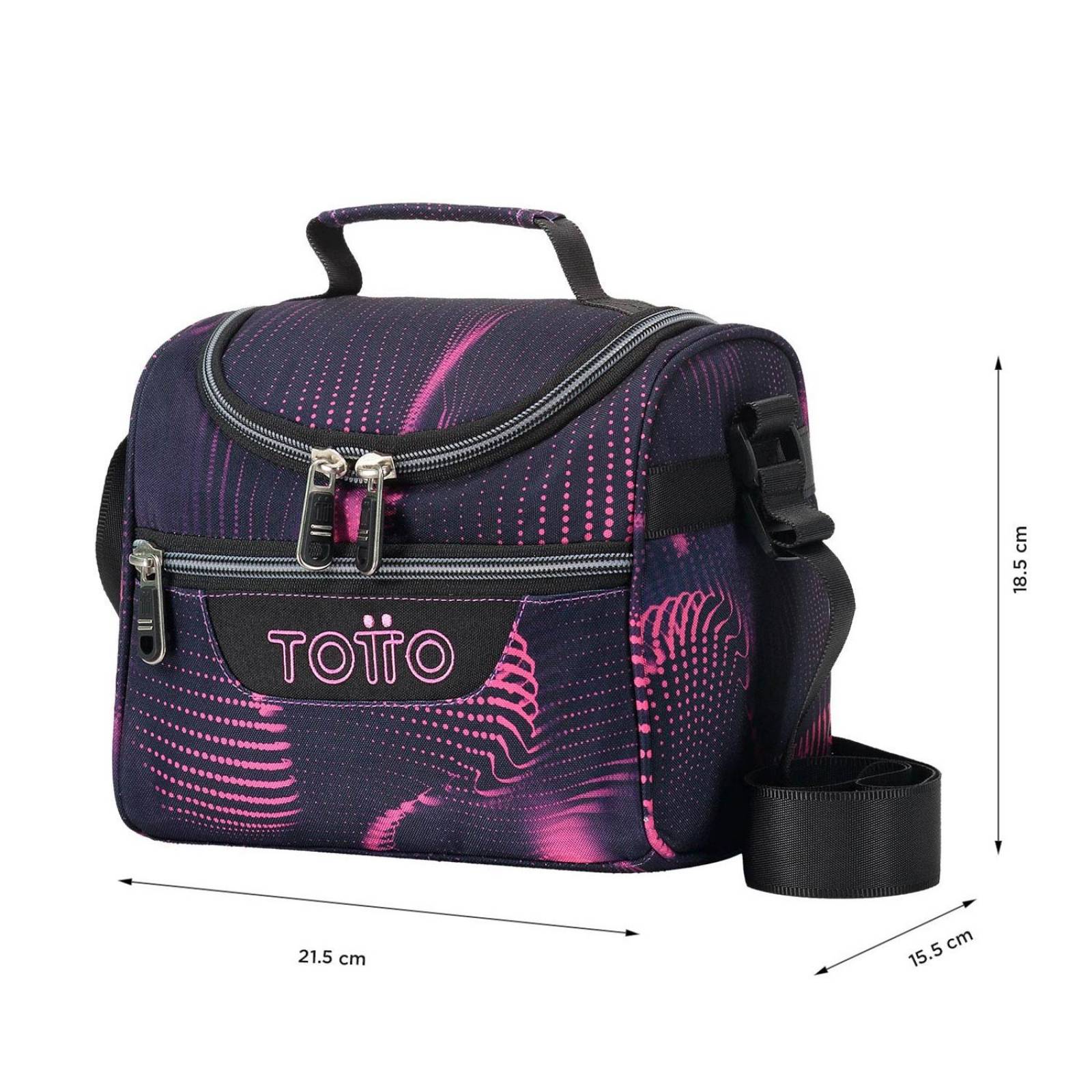Lonchera Totto Pizarra 2310Z-3Qr Rosa  