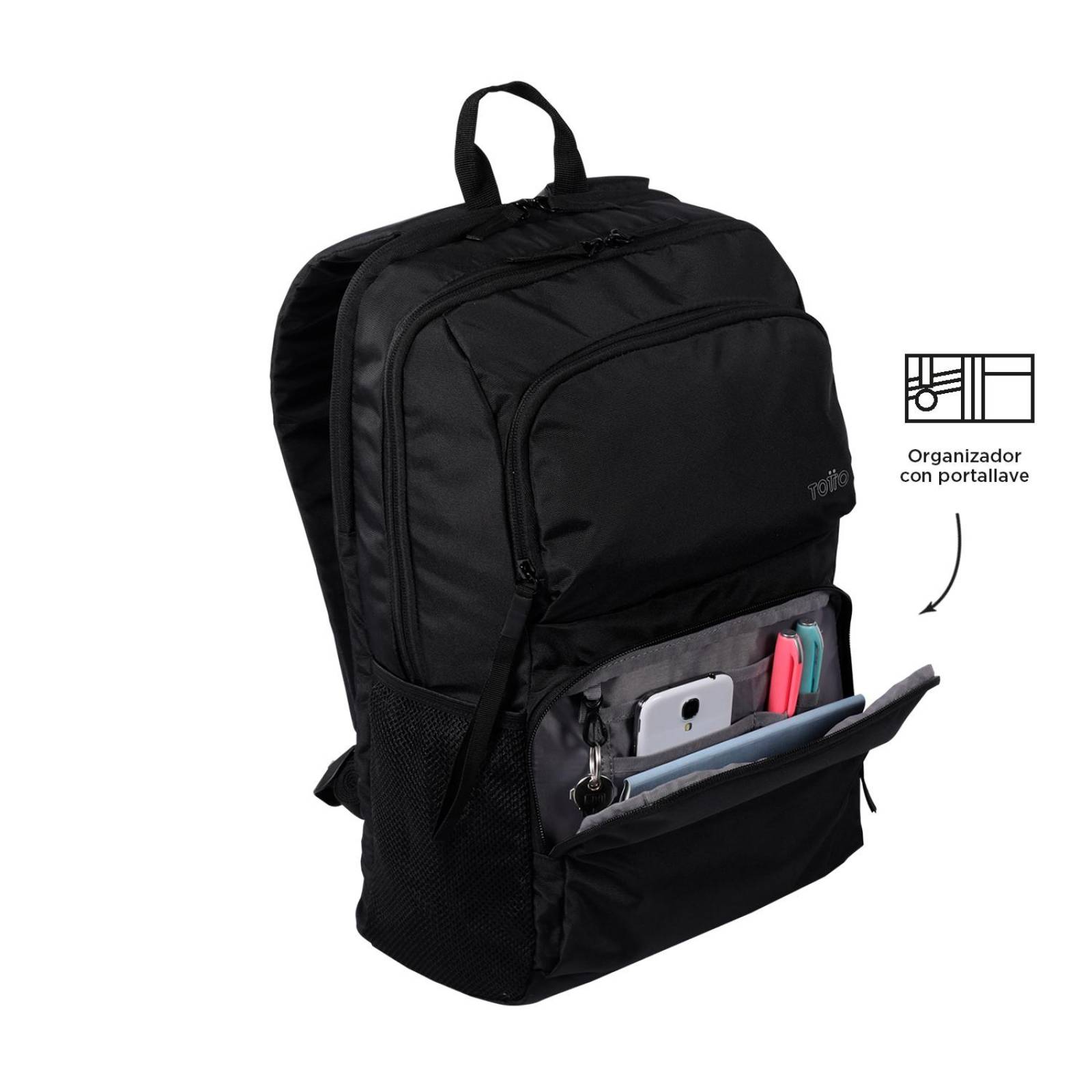 Mochila Totto Cloud 23200-N01 Negro  