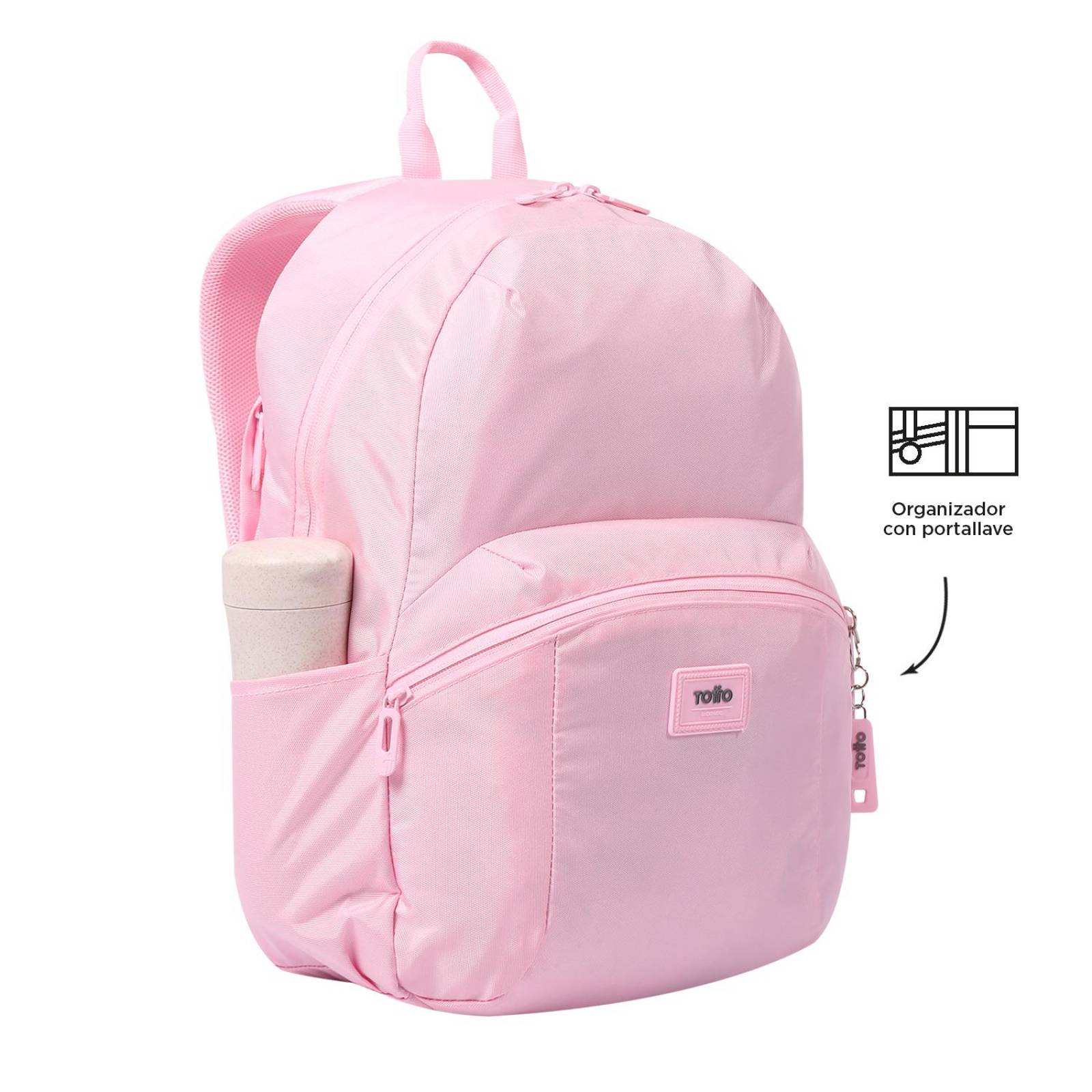 Mochila Totto Trik M 23200-P2X Rosa