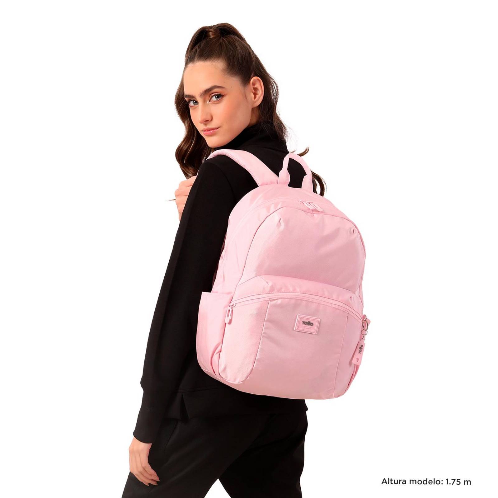 Mochila Totto Trik M 23200-P2X Rosa