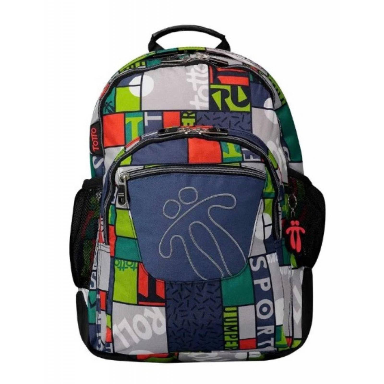 Mochila Totto Rayol 1910N-8L9 Gris  