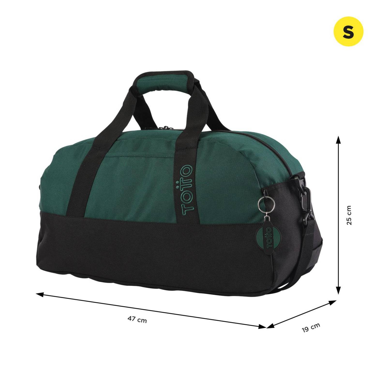 Maleta Deportiva Totto Tula Active Small 2320-V3As Verde