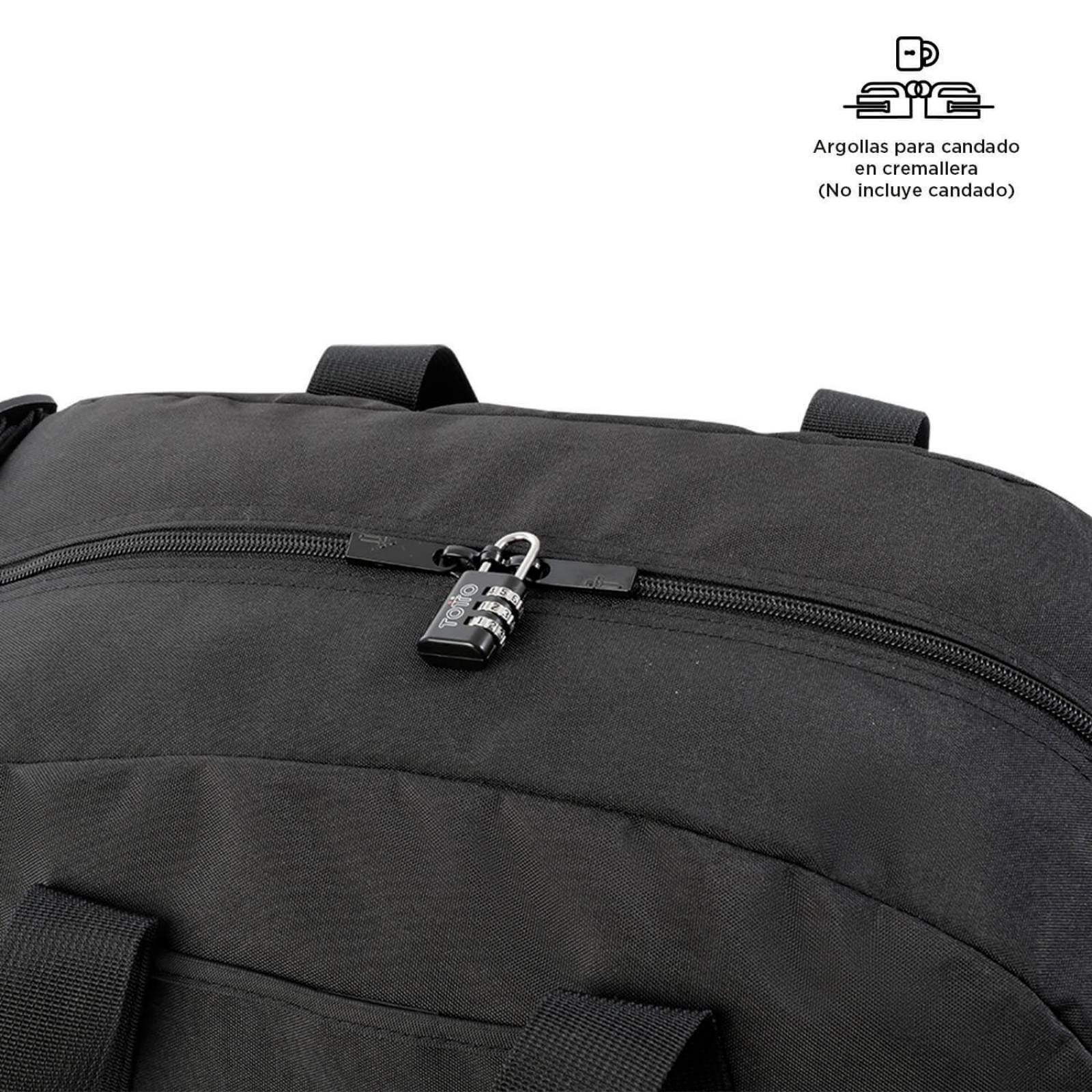 Maleta Deportiva Totto Tula Active Medium 2310-N01M Negro  