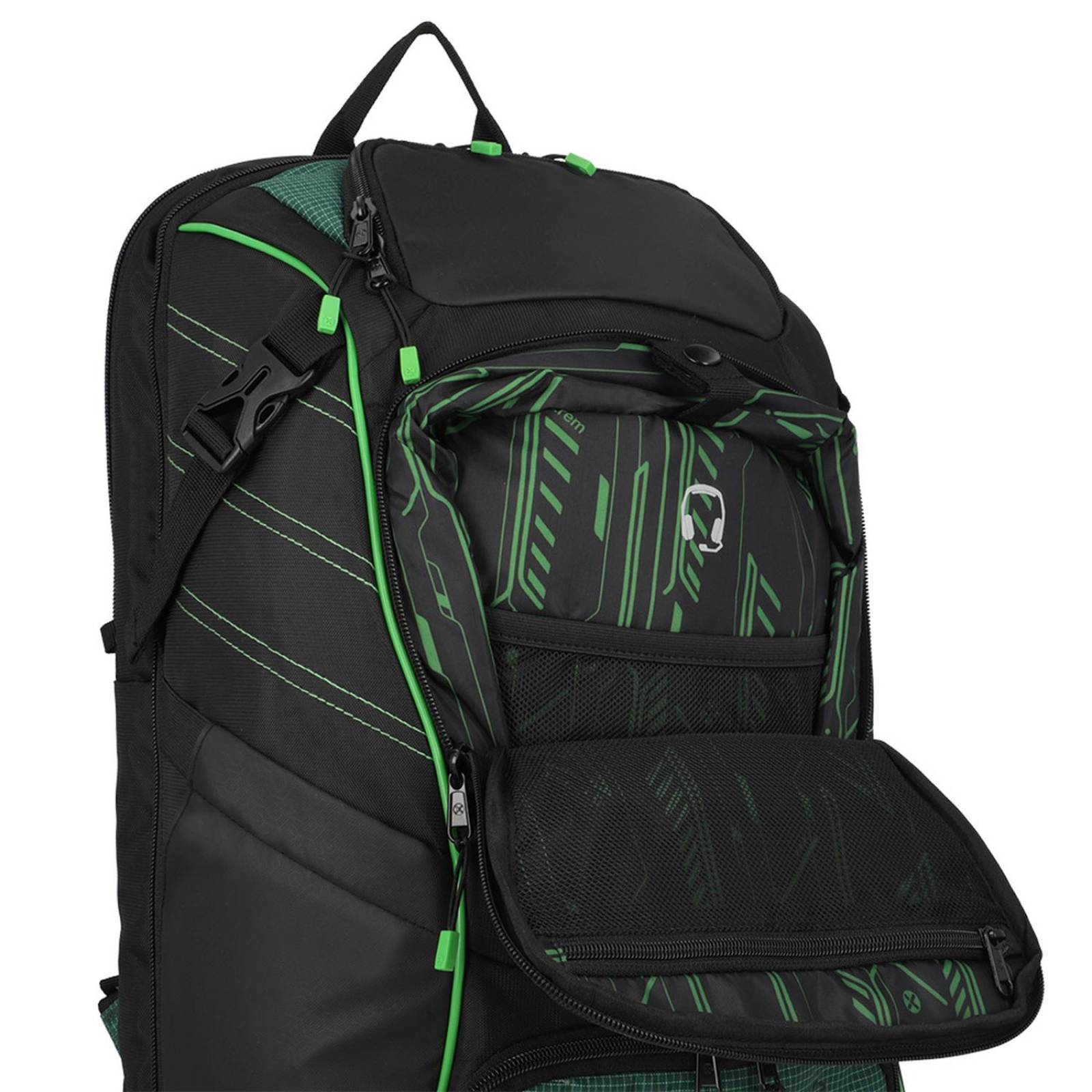 Mochila Xtrem Gamerpack 4Xt Black/Green