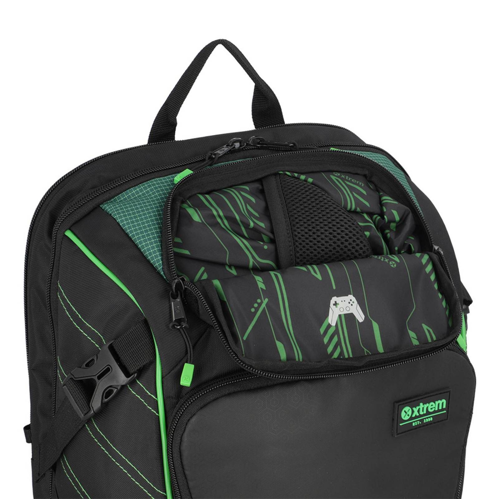 Mochila Xtrem Gamerpack 4Xt Black/Green