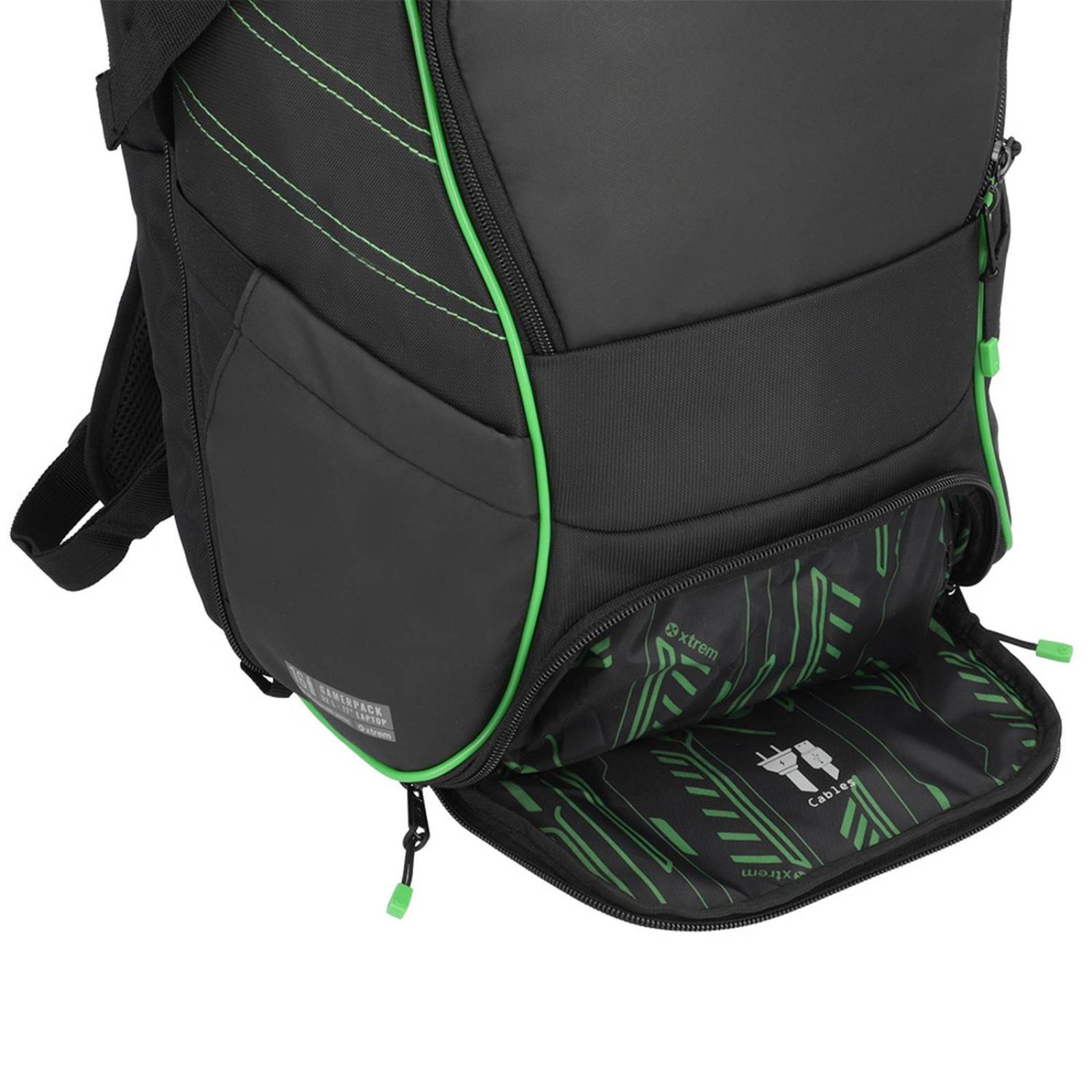 Mochila Xtrem Gamerpack 4Xt Black/Green