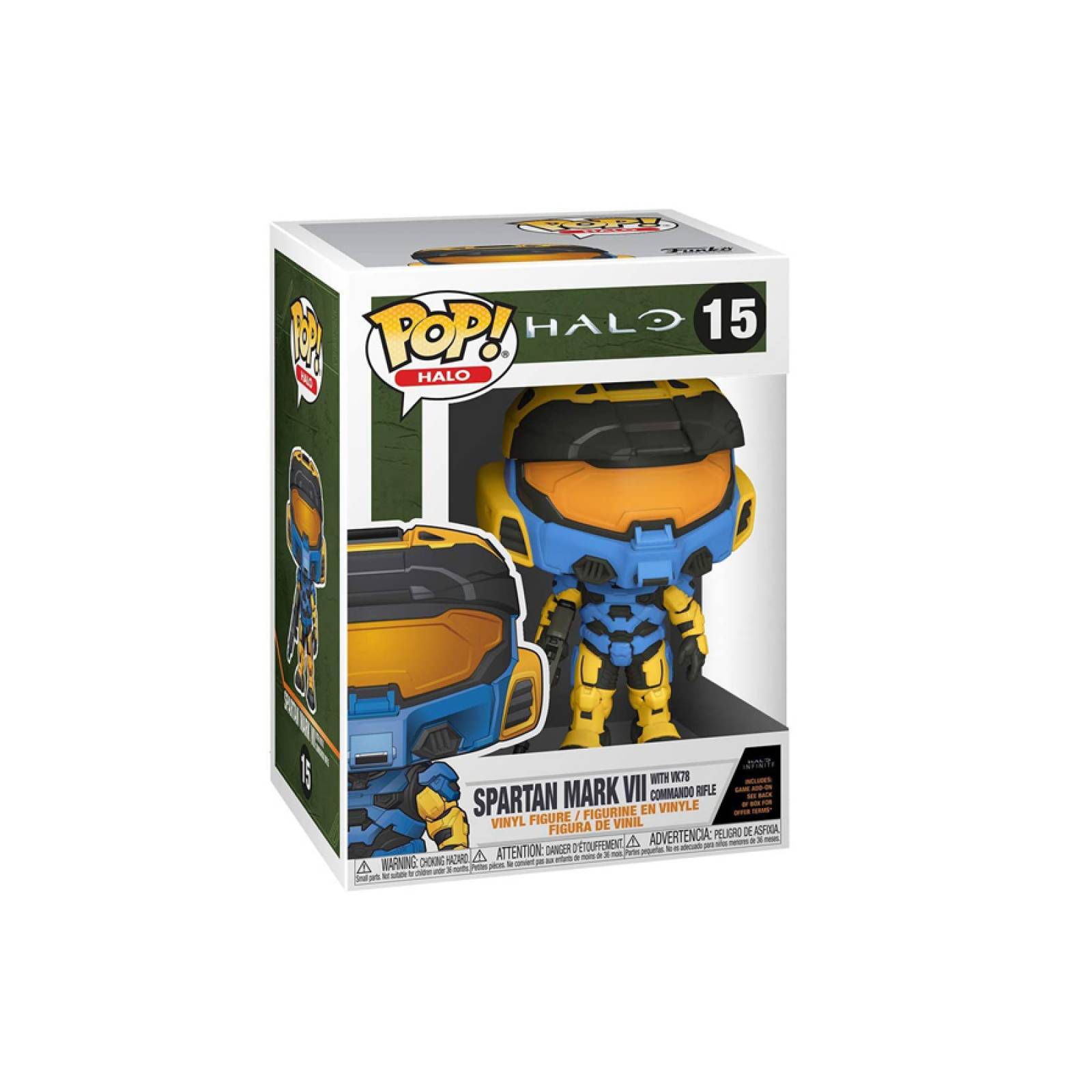 Funko Pop Games: Halo Infinite - Mark VII Con Rifle De Comando Deco