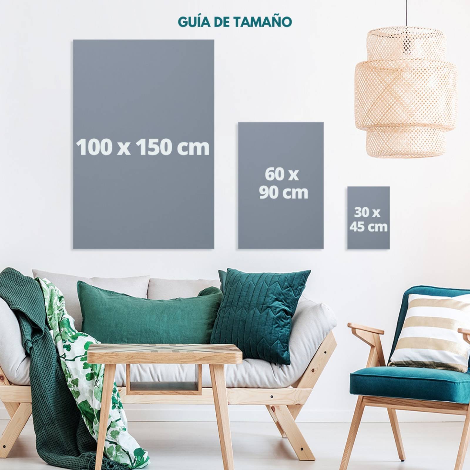 Cuadro Canva Decorativo Luigi 80X80 cm