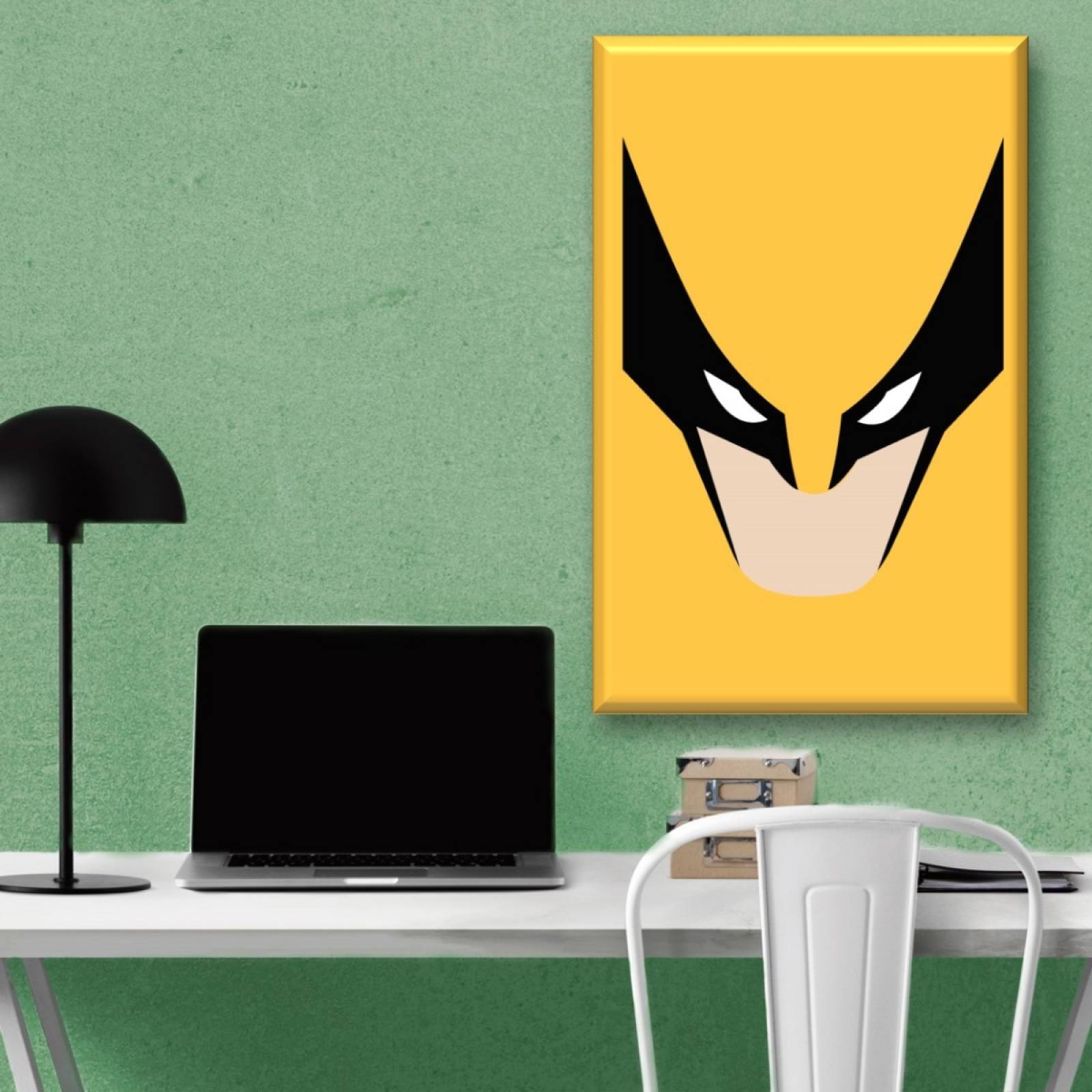 Cuadro Canva Decorativo Wolverine 90X60 cm