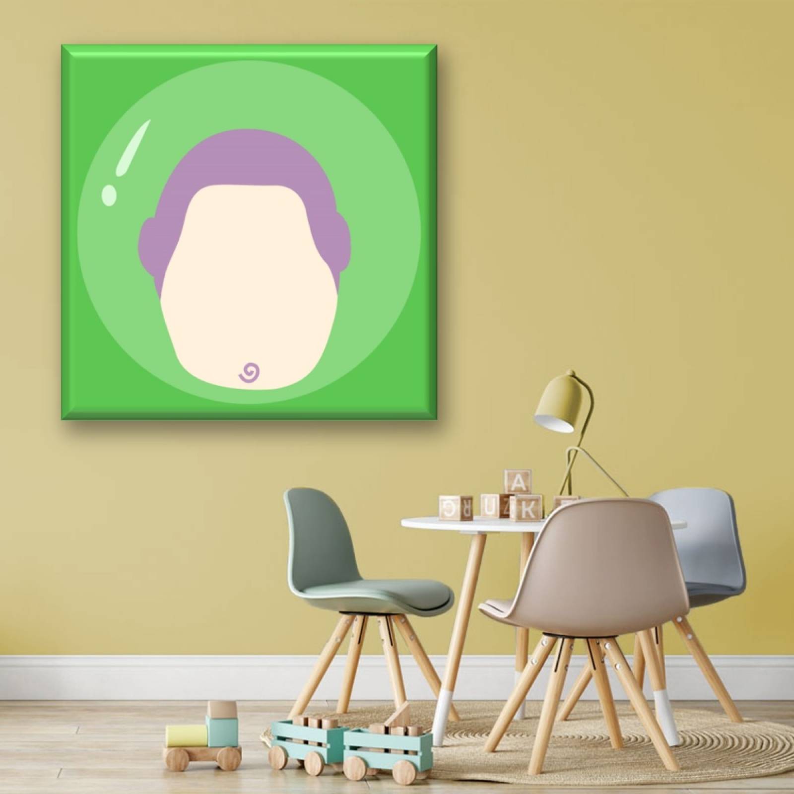 Cuadro Canva Decorativo Buzz Lightyear 80X80 cm