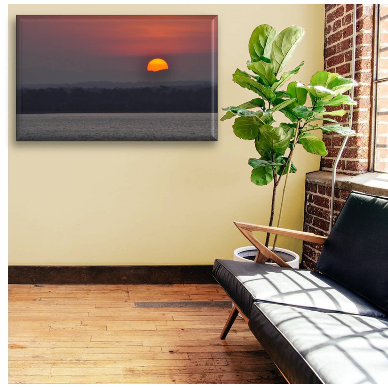 Cuadro Canva Decorativo Amanecer 3 60X40 cm
