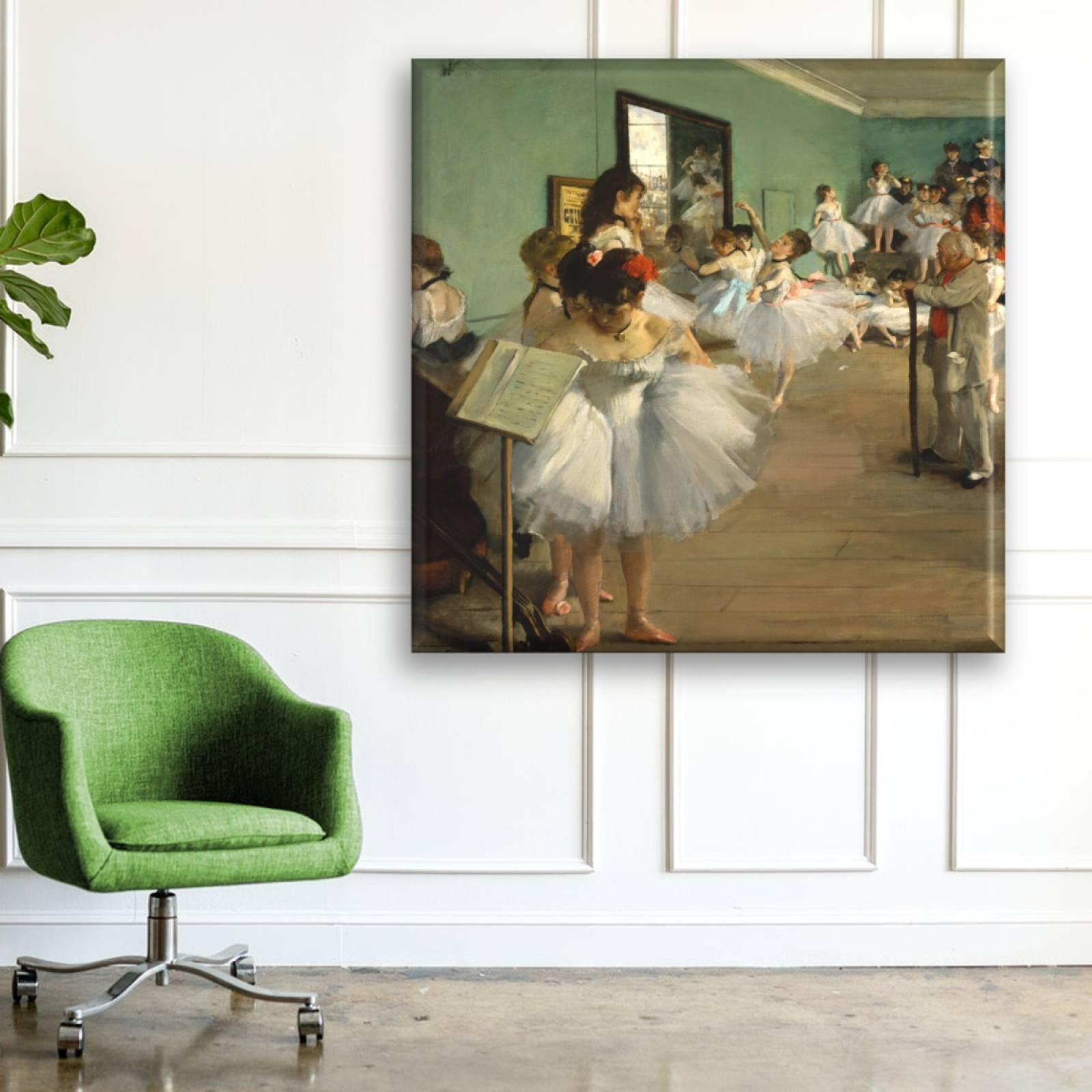 Cuadro Canva La Clase De Baile By Edgar Degas 60X40 cm