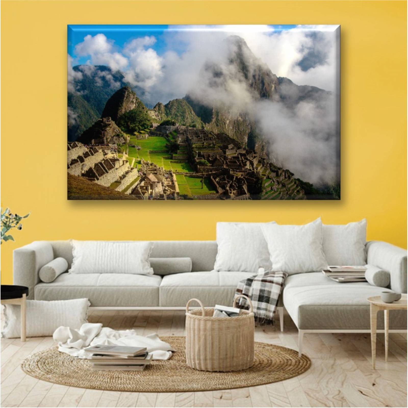 Cuadro Canva Decorativo Machu Picchu 60X40 cm