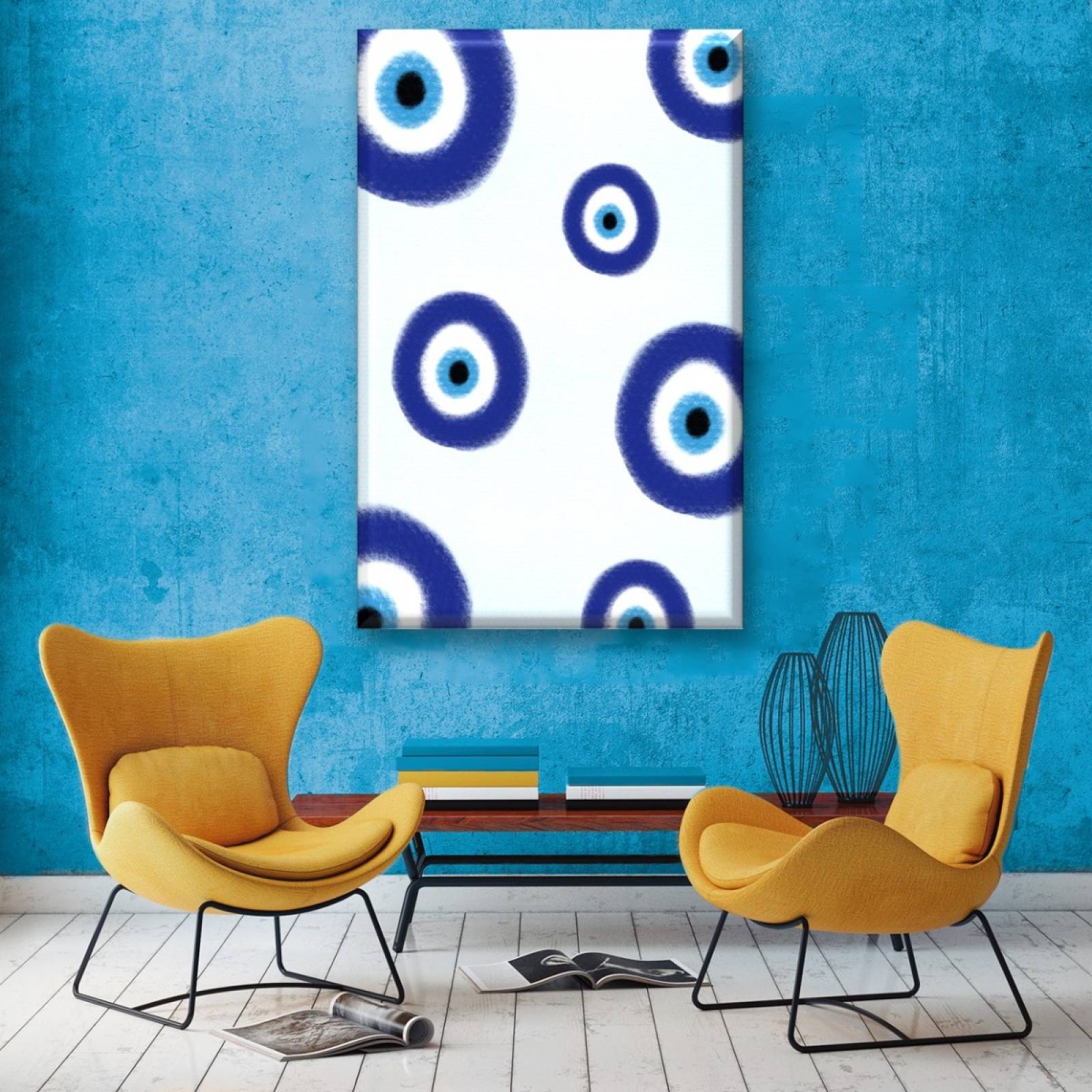 Cuadro Canva Decorativo Ojo Turco 60X40 cm