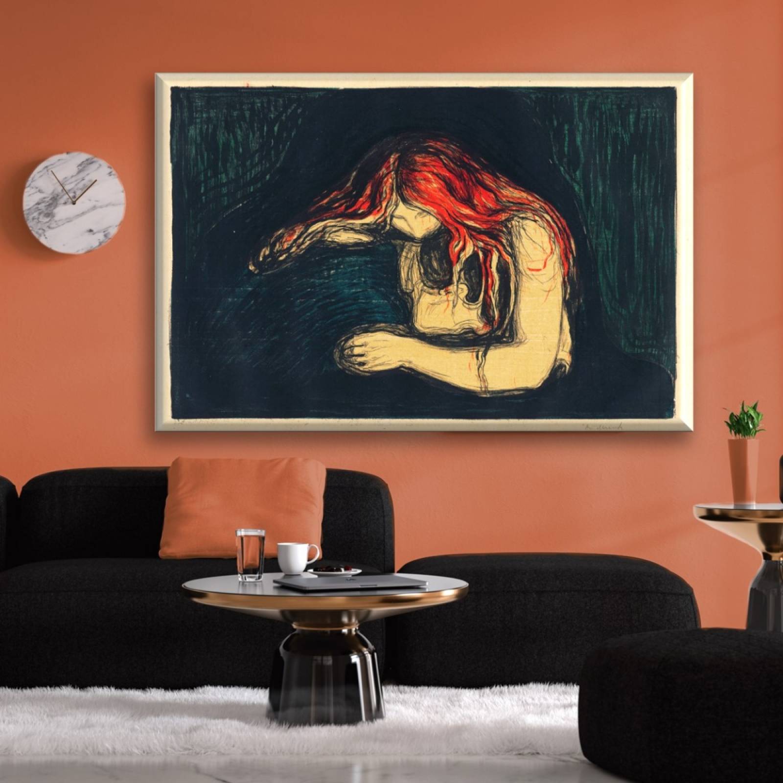 Cuadro Canva Decorativo El Vampiro Ii 60X40 cm