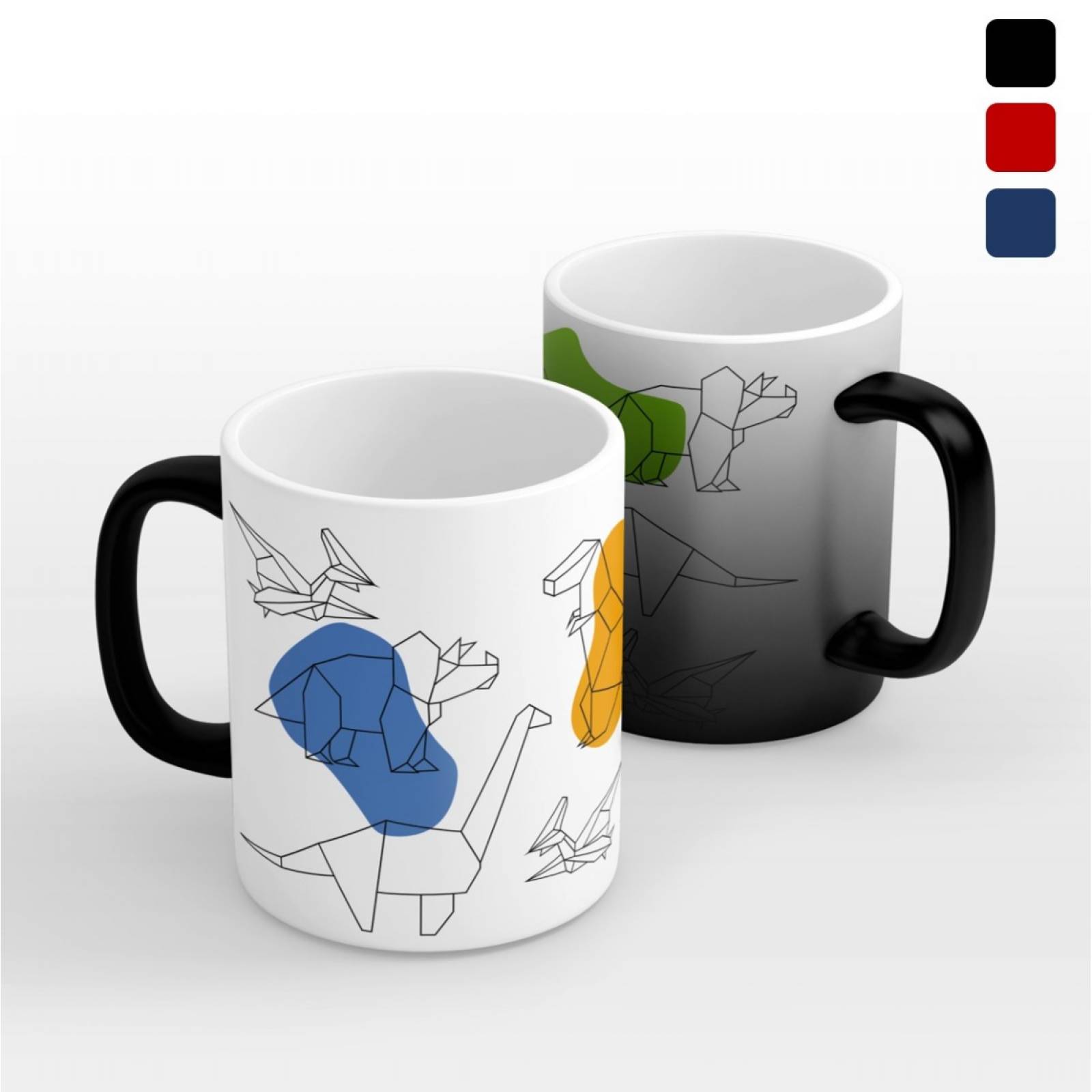 TAZA PERSONALIZADA DINOSAURIOS MODELO MÁGICA