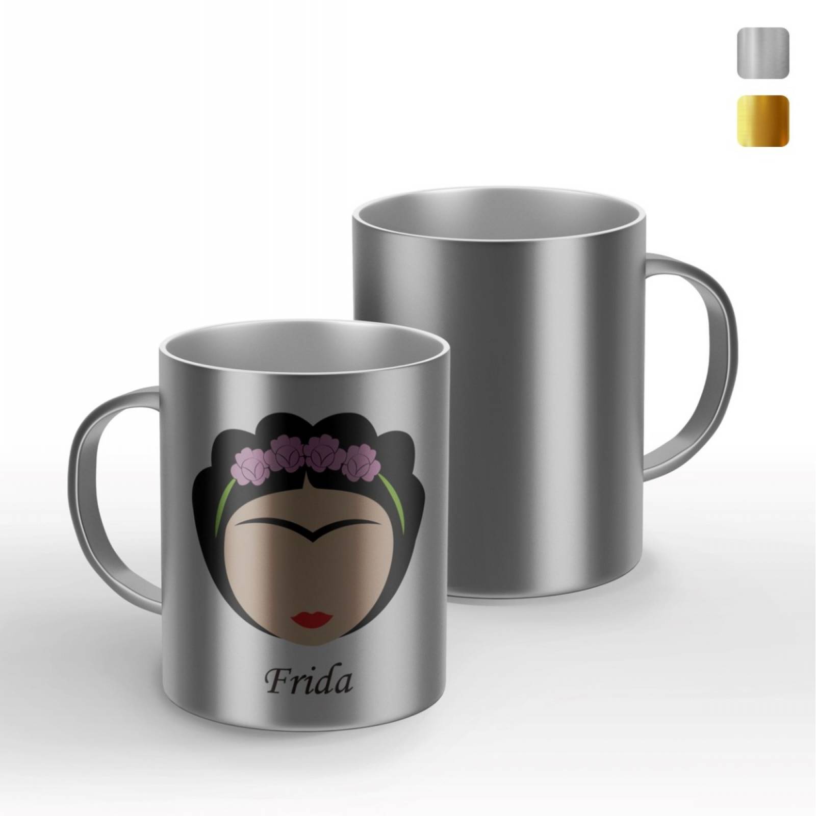 TAZA PERSONALIZADA FRIDA MODELO ESPEJO.