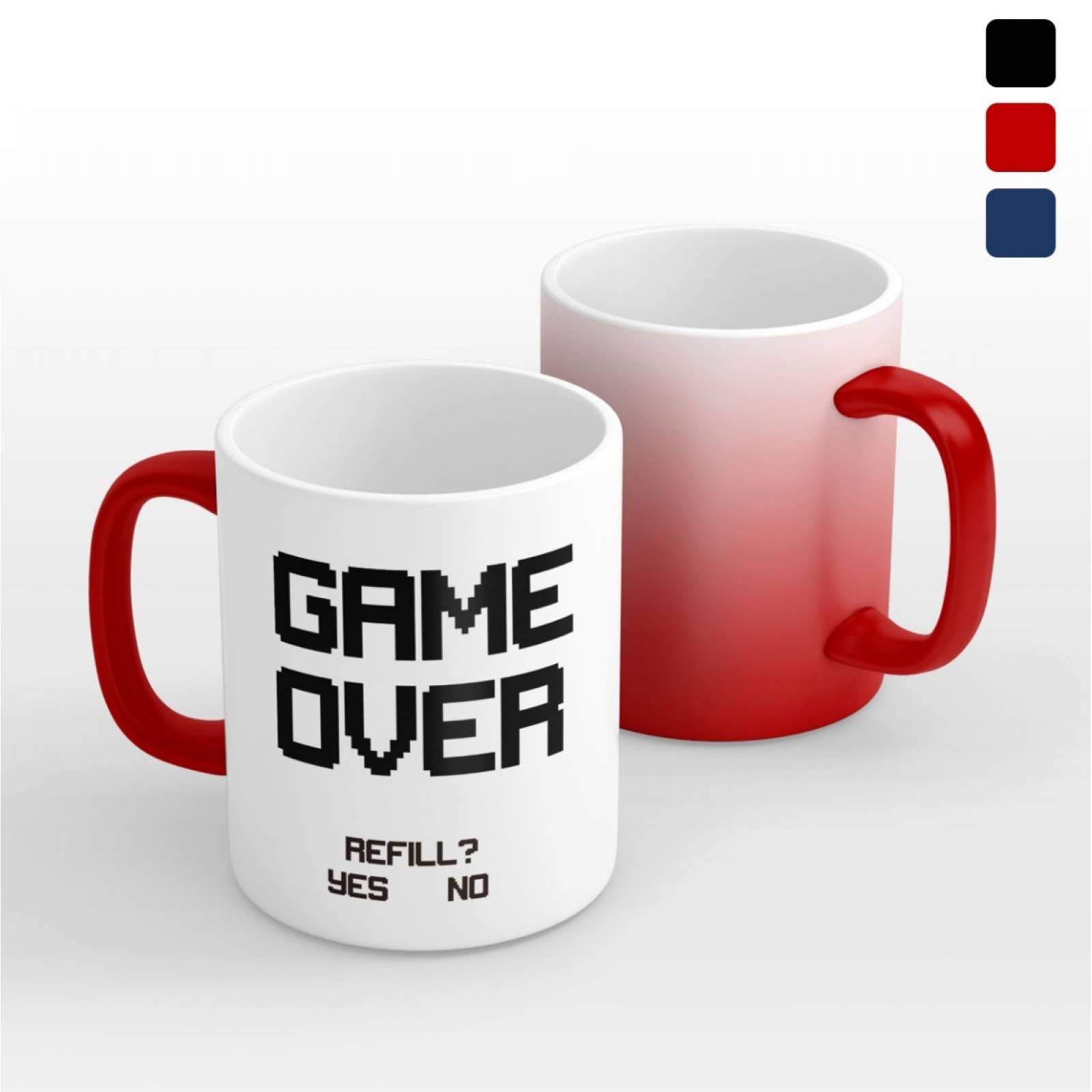 TAZA PERSONALIZADA GAME OVER MODELO MÁGICA.
