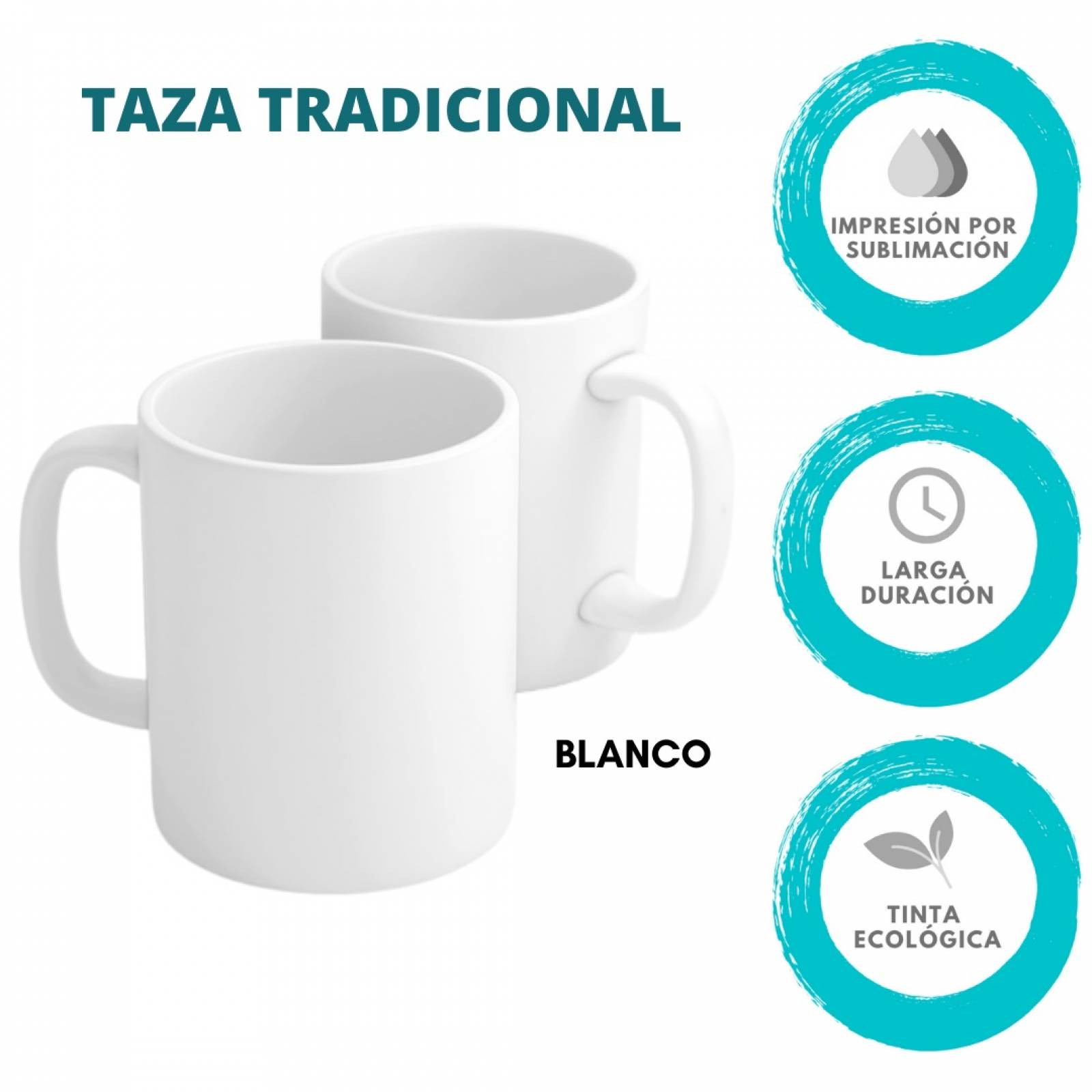 TAZA PERSONALIZADA PANTONE CAFÉ MODELO TRADICIONAL