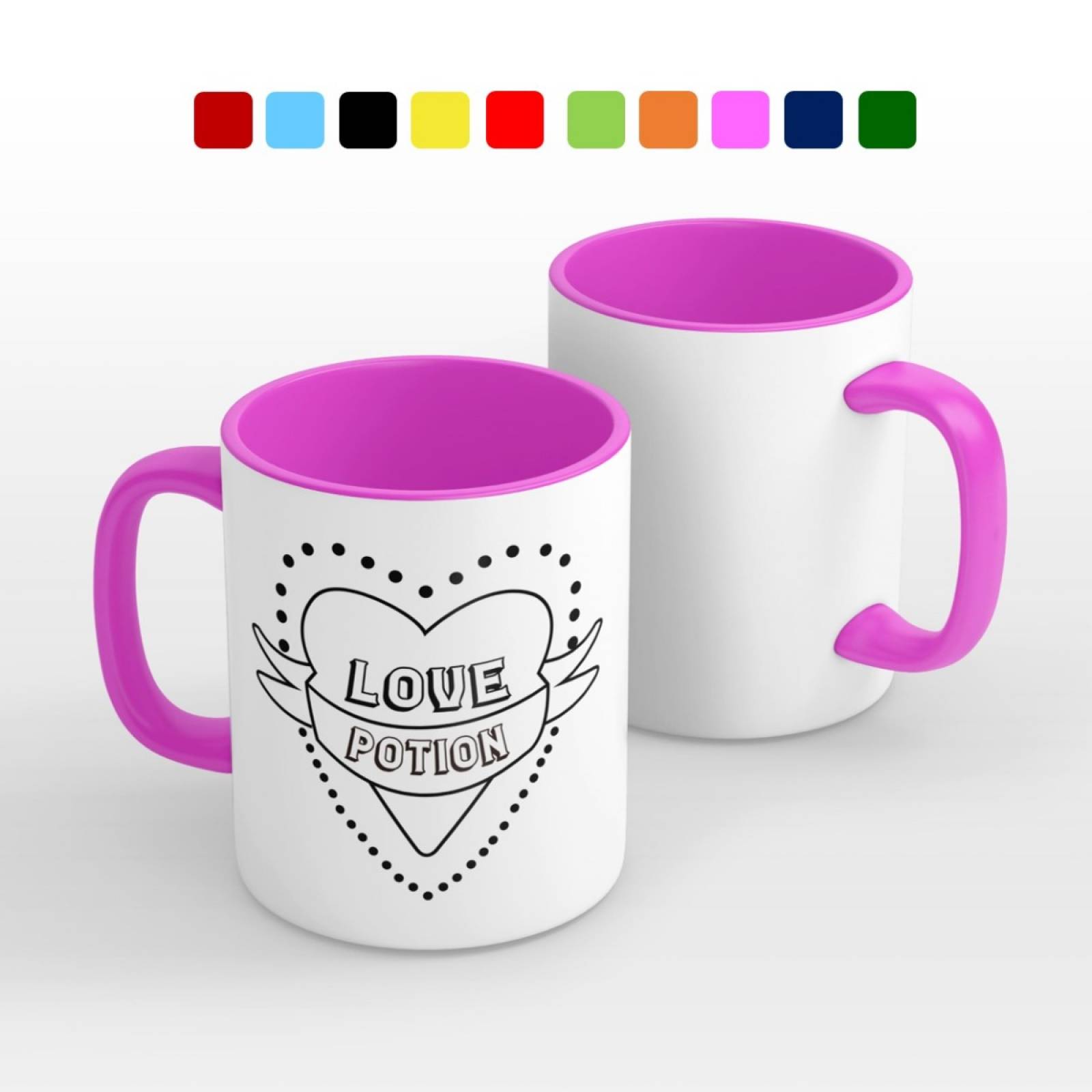 Taza amor personalizada el sol que calienta