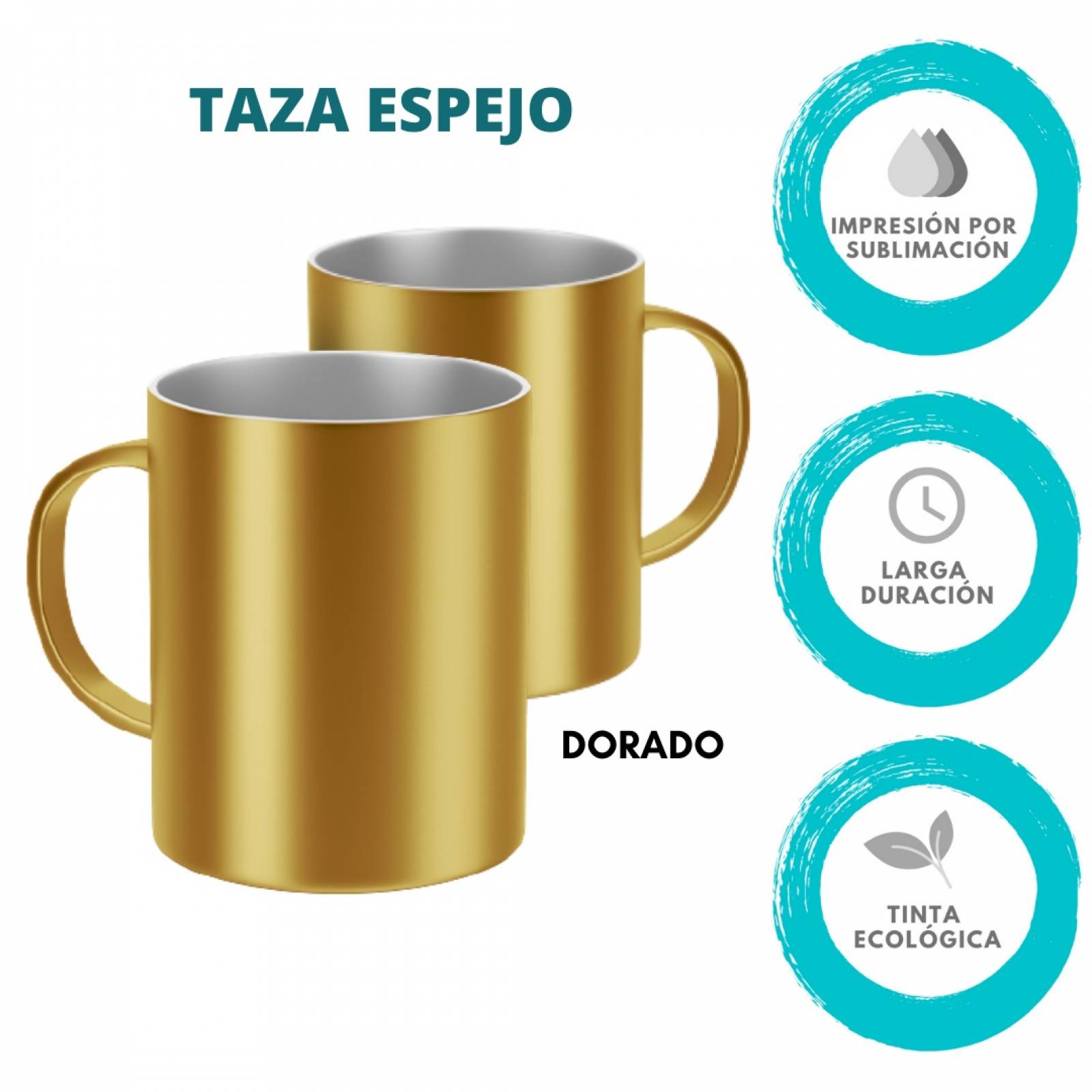 TAZA PERSONALIZADA TULIPANES MODELO ESPEJO