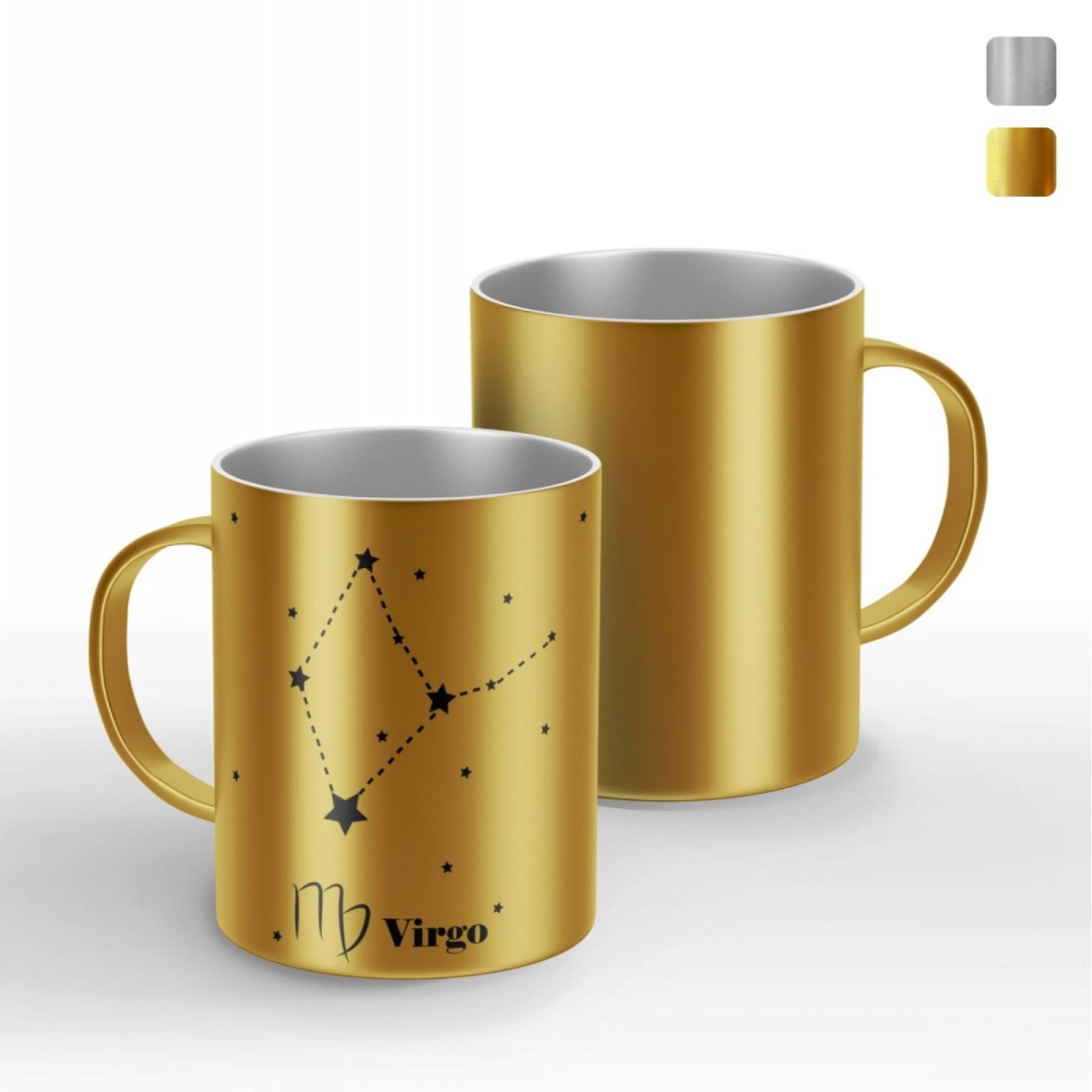 TAZA PERSONALIZADA VIRGO MODELO ESPEJO.