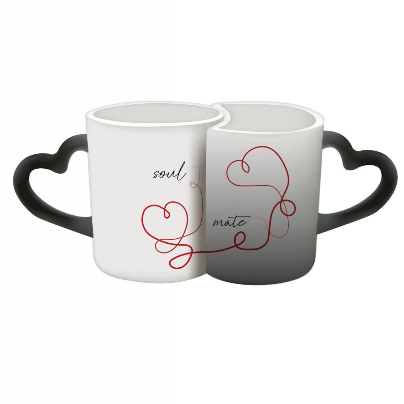 TAZA PERSONALIZADA ALMAS GEMELAS MODELO DUO PAREJA MÁGICA