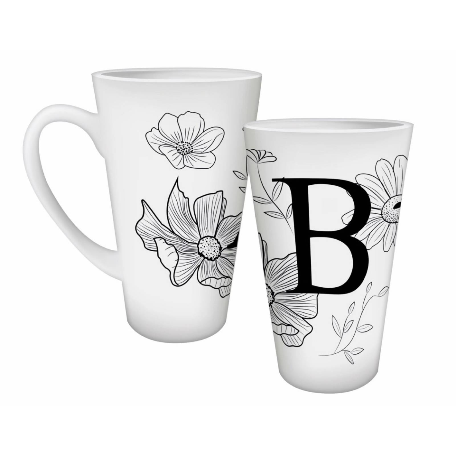 Bonitas tazas de té con motivos florales