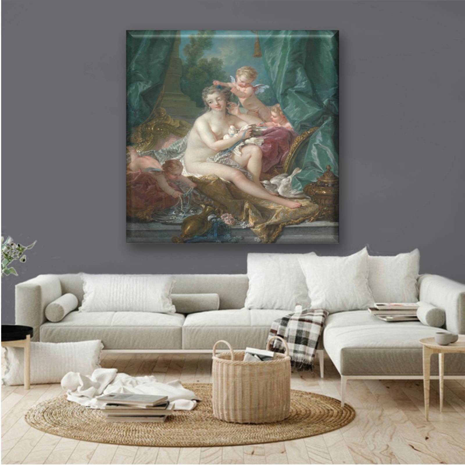 Cuadro Canva Toilette De Venus By Francois Boucher 40X40 cm