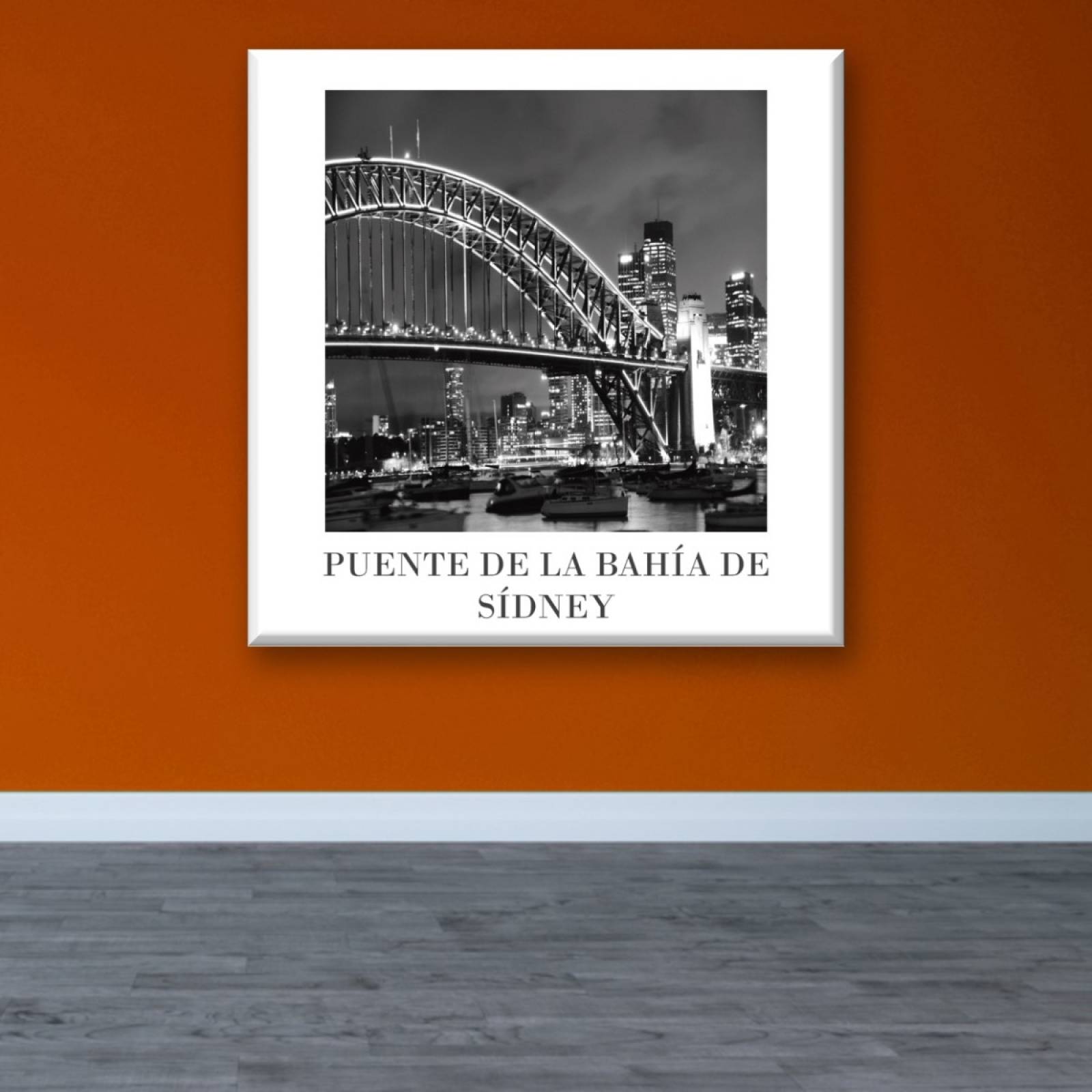Cuadro Canva Puente De La Bahía De Sídney 40X40 cm