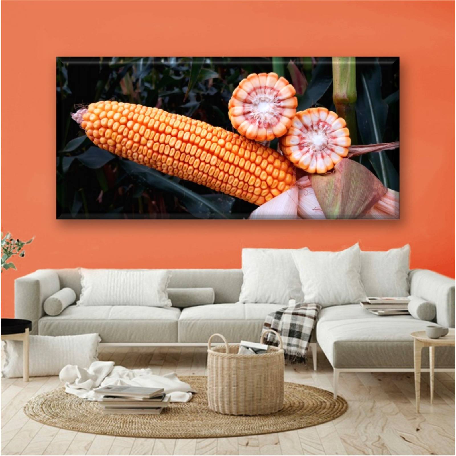 Cuadro Canva Decorativo Elotes 30X60 cm