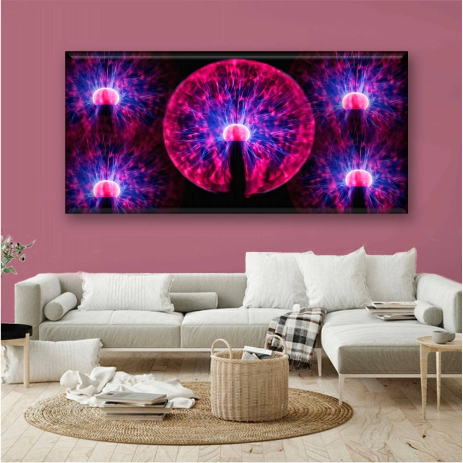 Cuadro Canva Decorativo Exposición De Energia 30X60 cm