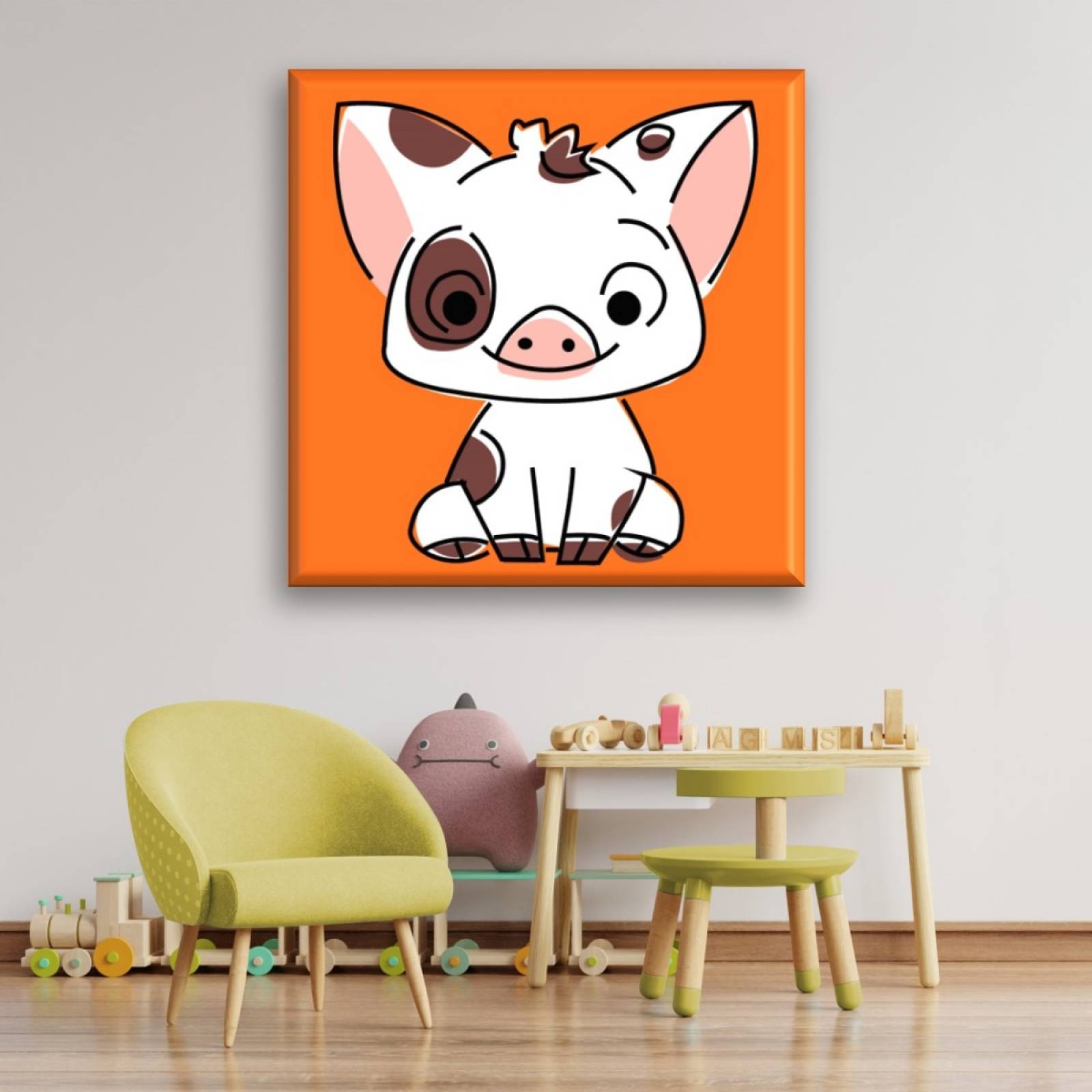 Cuadro Canva Decorativo Pua Moana 40X40 cm