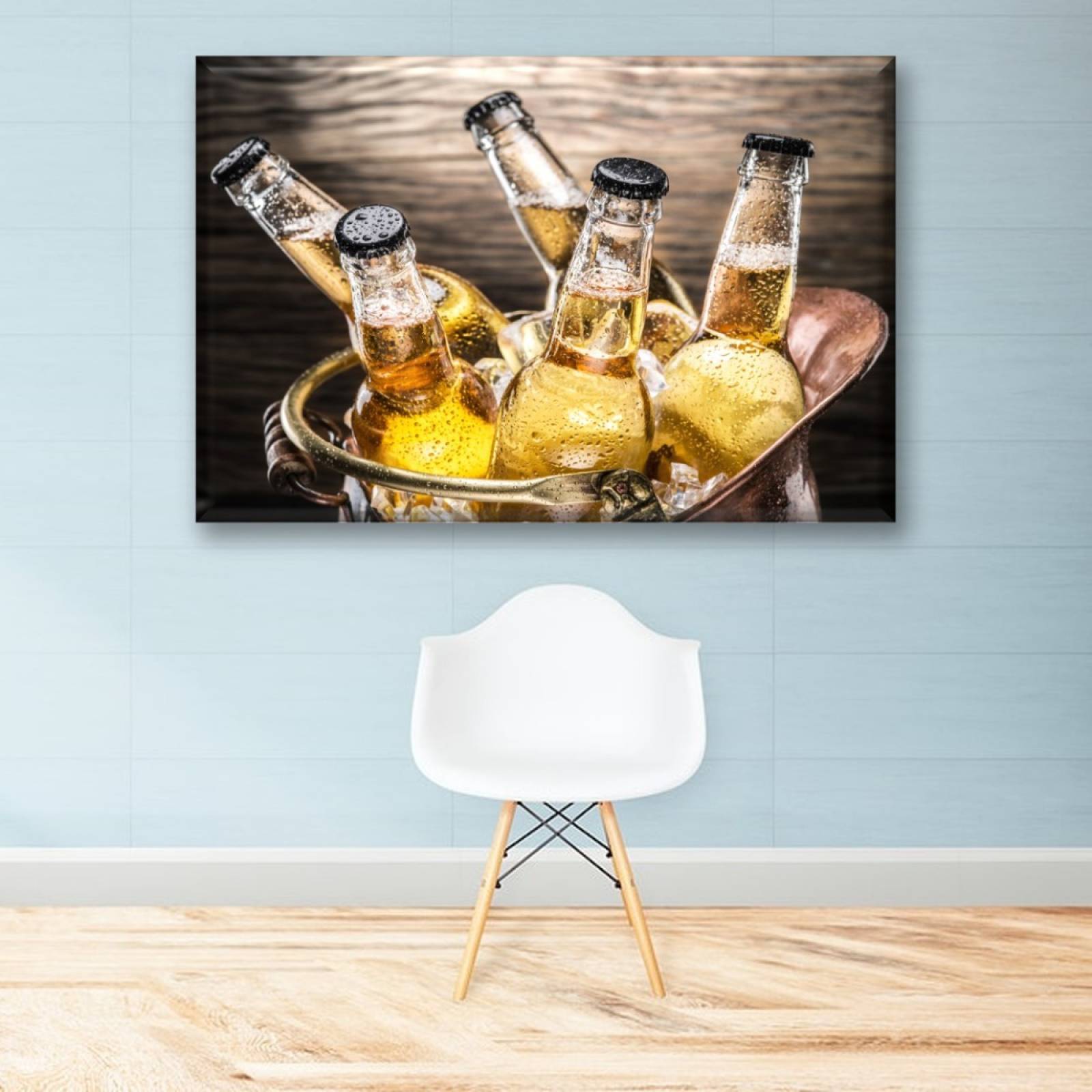 Cuadro Canva Decorativo Bucket 60X40 cm