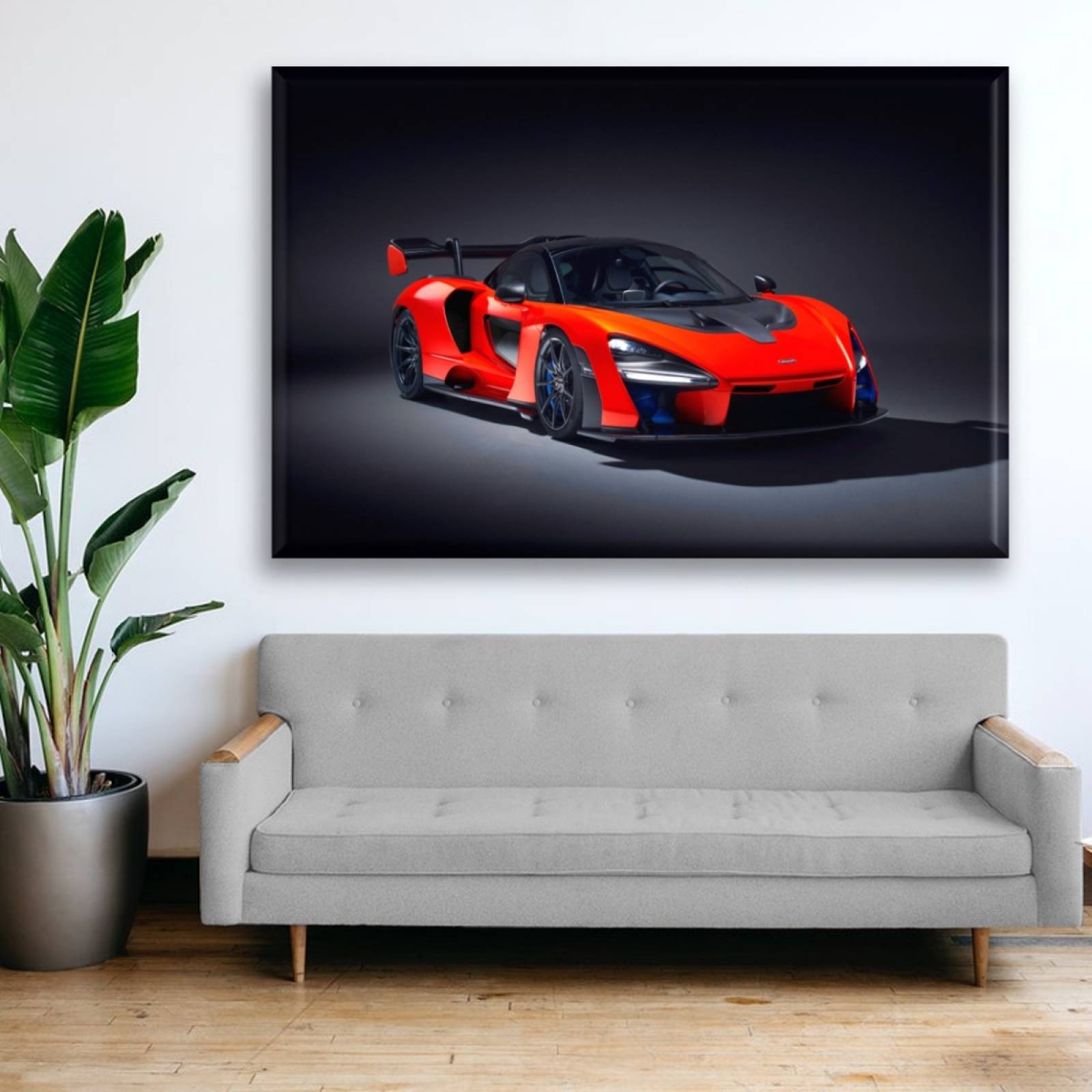 Cuadro Canva Decorativo Carro Diamante 60X40 cm