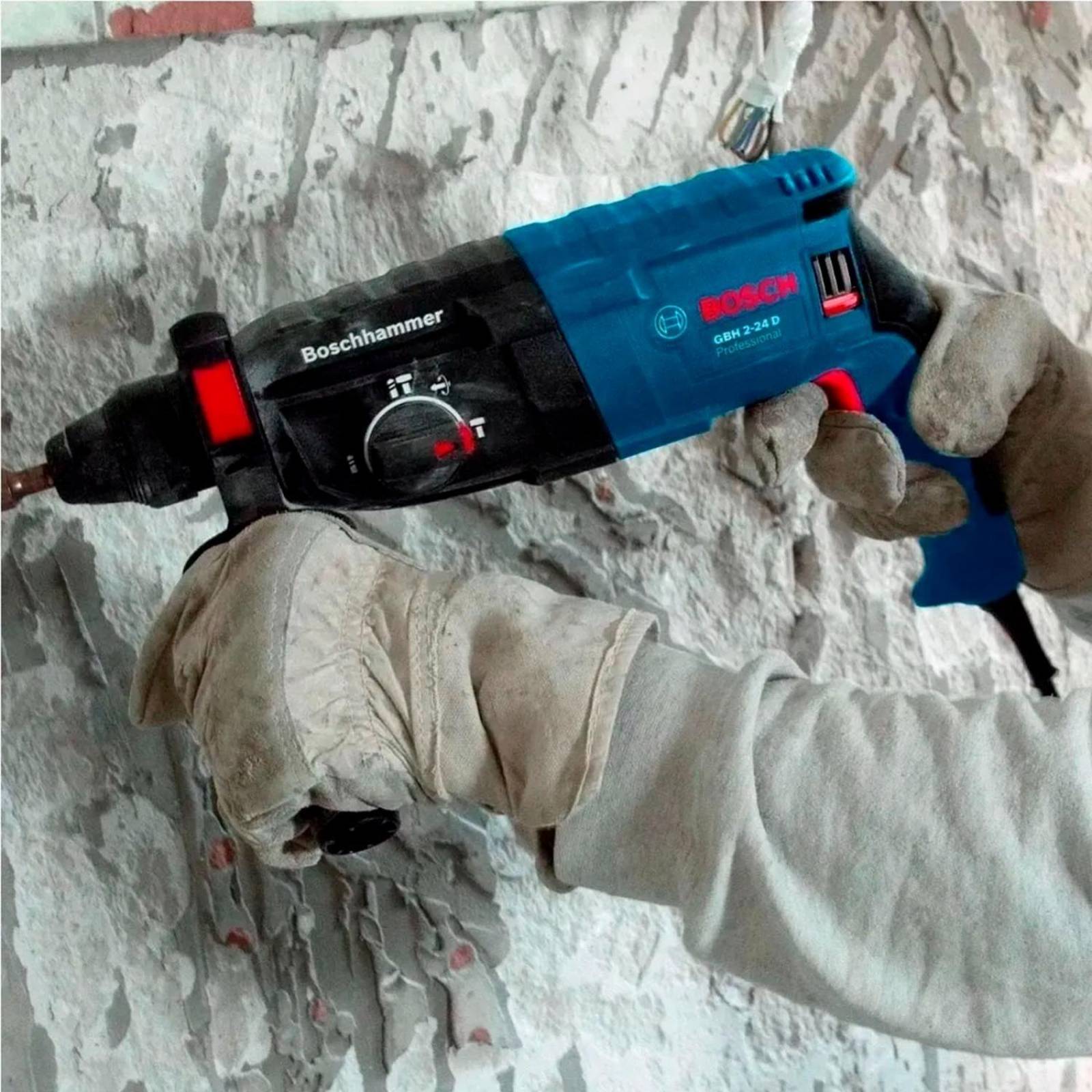 Rotomartillo Cincelador Bosch Sds Plus Gh 2-24 + Brocas