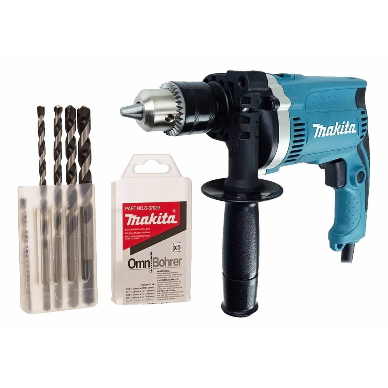 Rotomartillo Makita Hp1630 710w + Juego De 5 Brocas