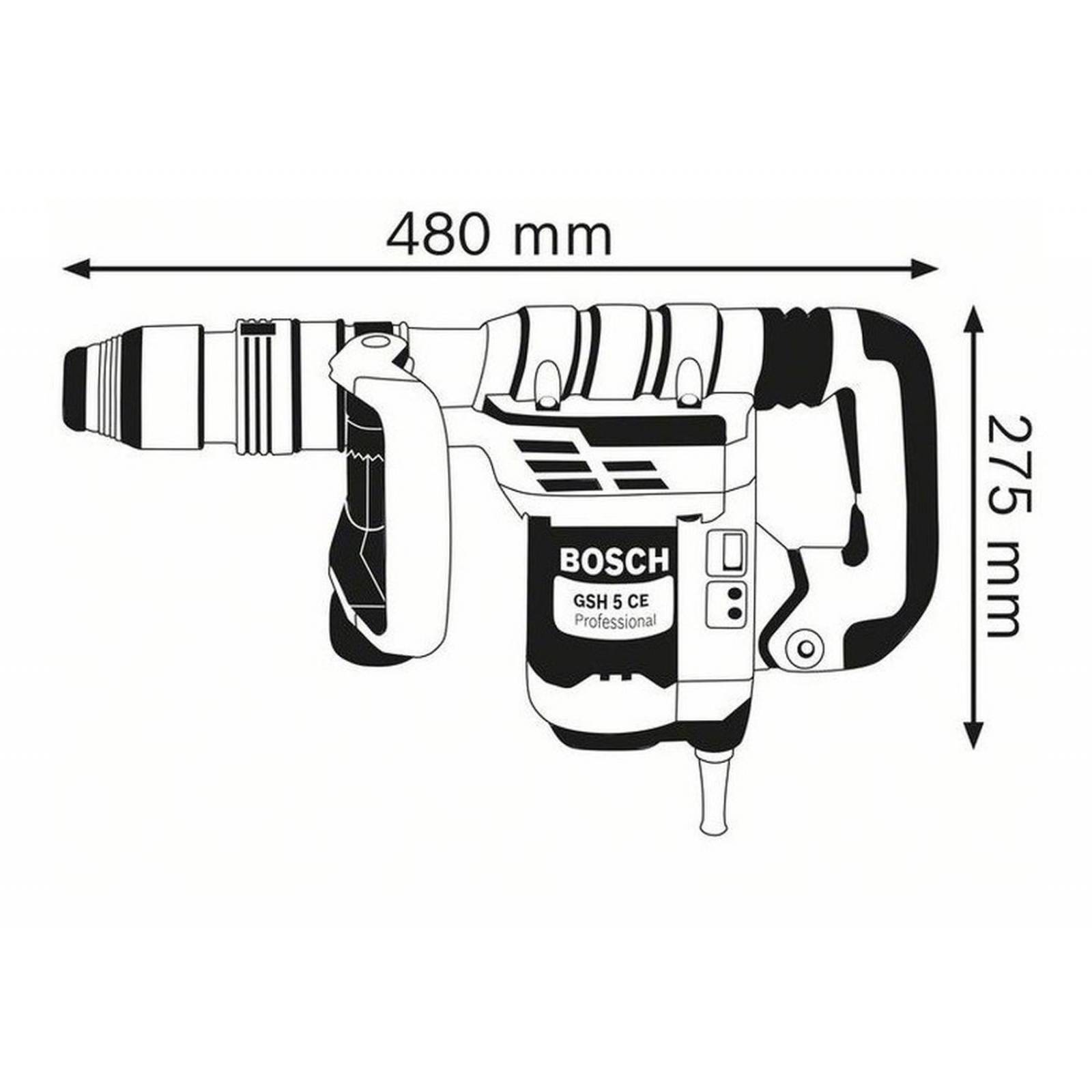 Martillo Demoledor Concreto Bosch 1150 W Sds Max Gsh 5 Ce 