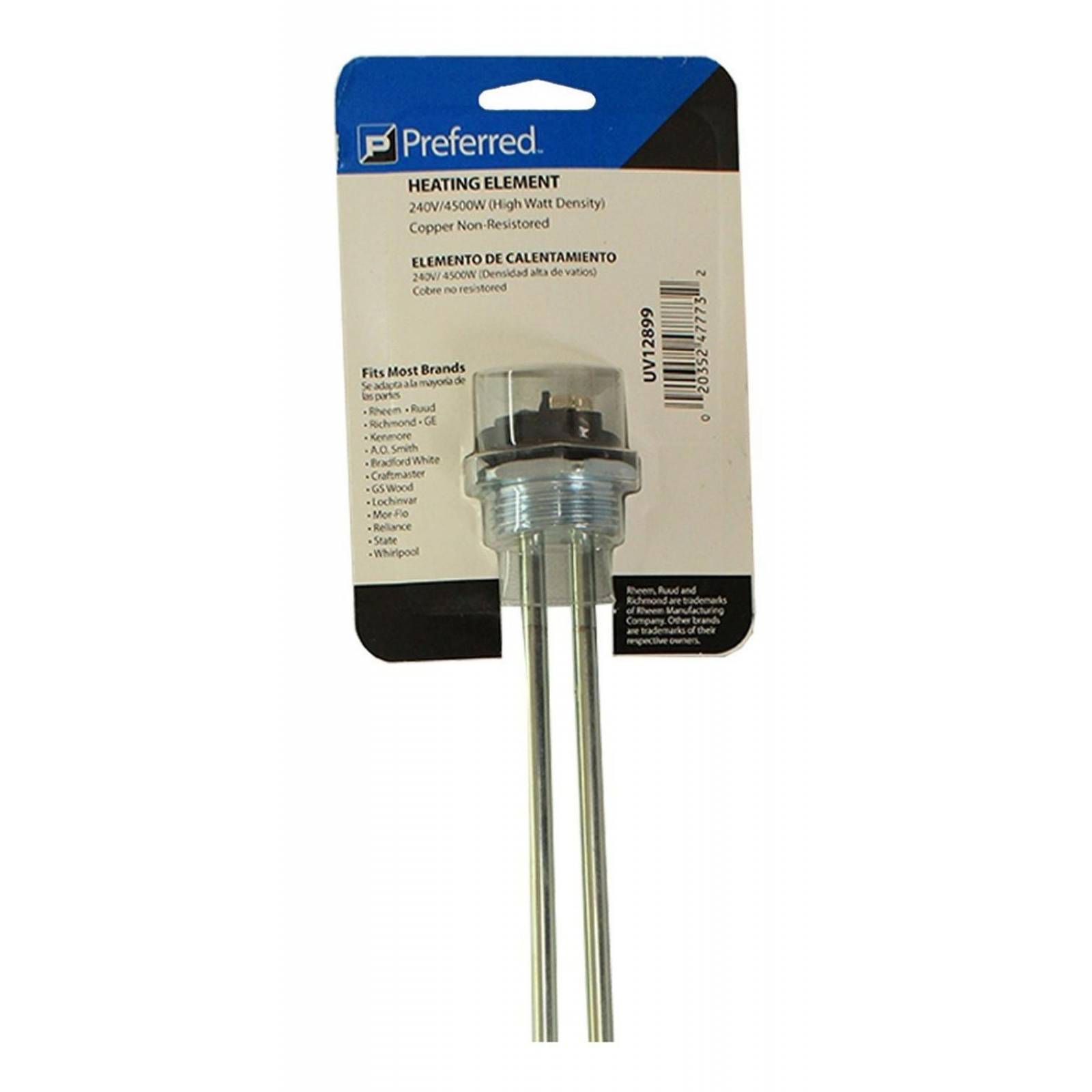 Resistencia Eléctrica Universal De 4500w/240v 13 5/8 