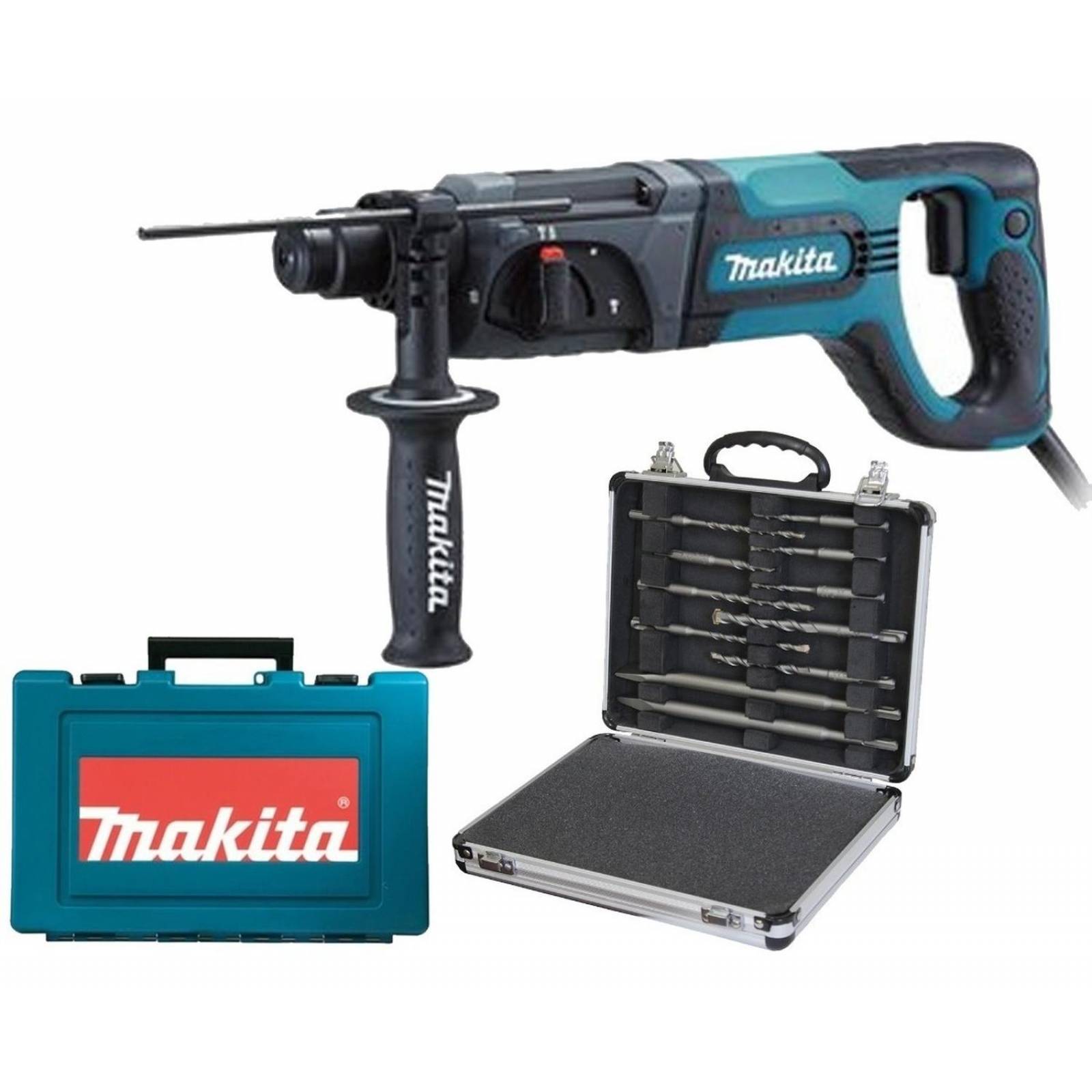 Rotomartillo Cincelador Sds Plus Makita Mod: Hr2475 + Brocas 