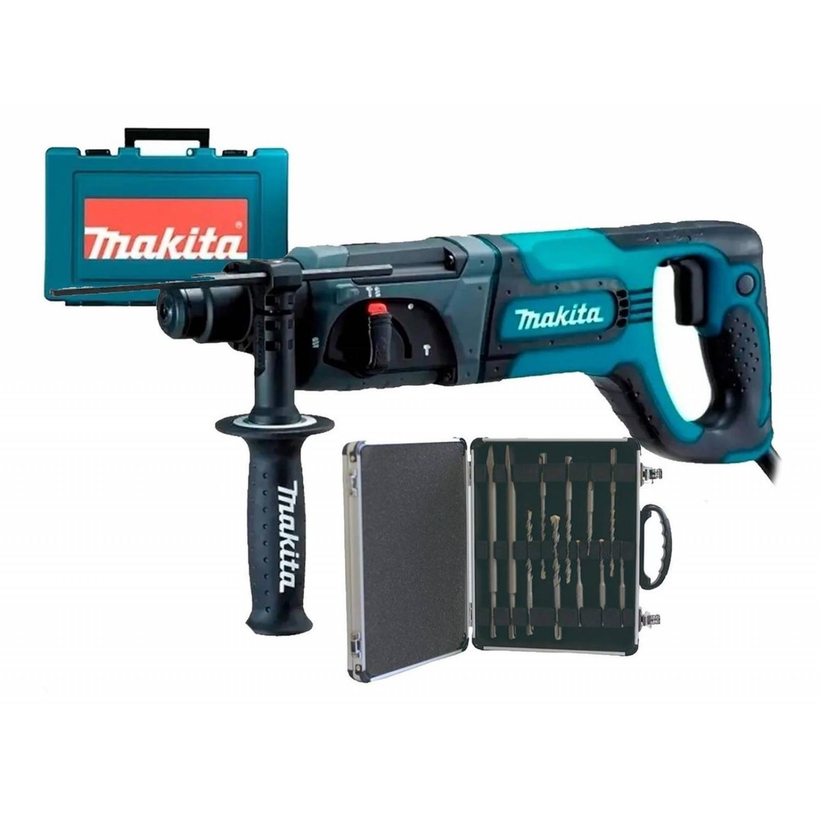 Rotomartillo Cincelador Sds Plus Makita Mod: Hr2475 + Brocas 