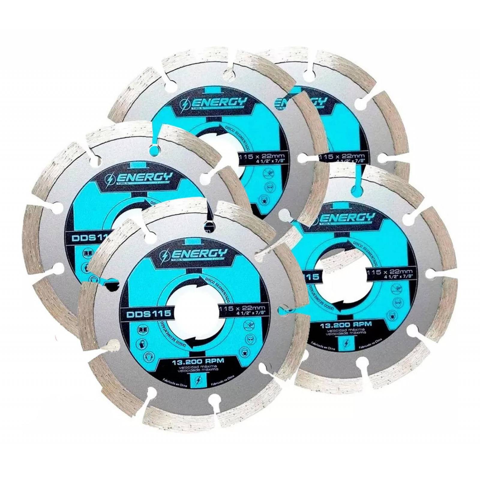 Disco De Corte Concreto Diamante Segmentado 4-1/2 