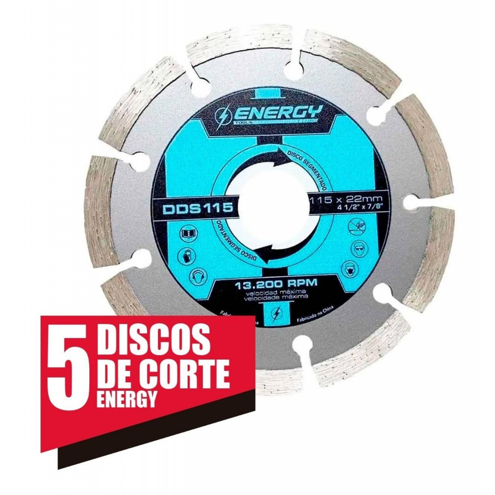 Disco De Corte Concreto Diamante Segmentado 4-1/2 
