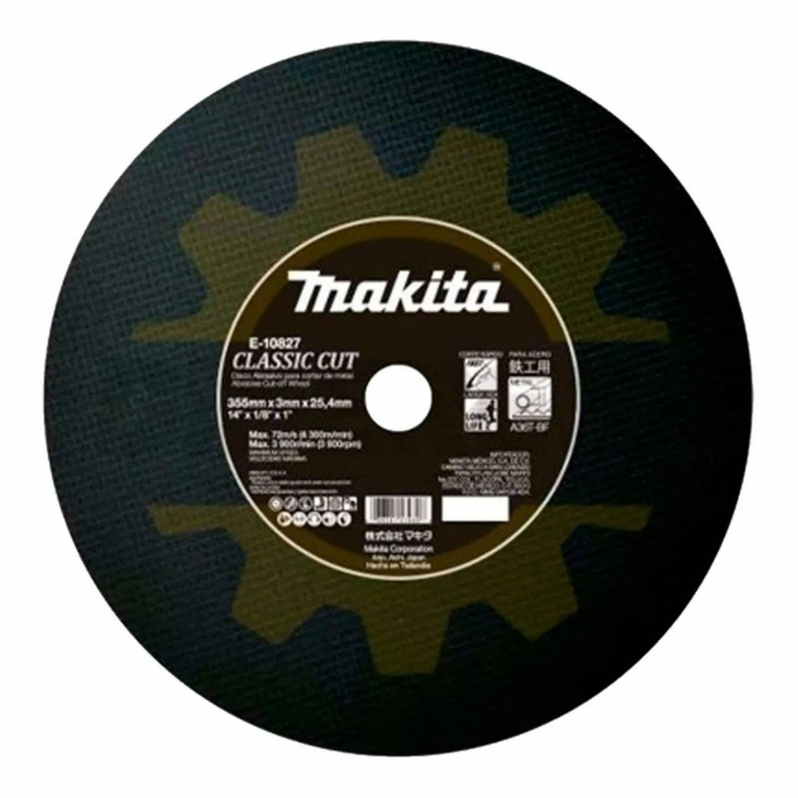 Disco De Corte Makita 14 Pulgadas Alto Rendimiento 10piezas 