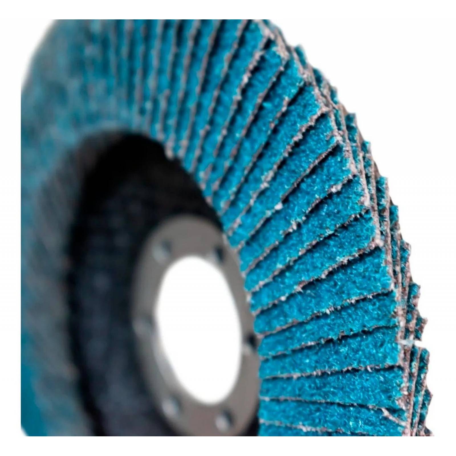 Disco Flap Laminado Zirconio 4 1/2 PuLG G100 P/metal 20pz 