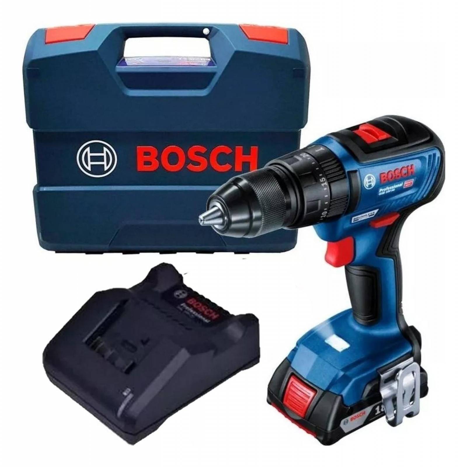 Rotomartillo Atornillador Bosch Brushless 1 Batería 18v2.0ah