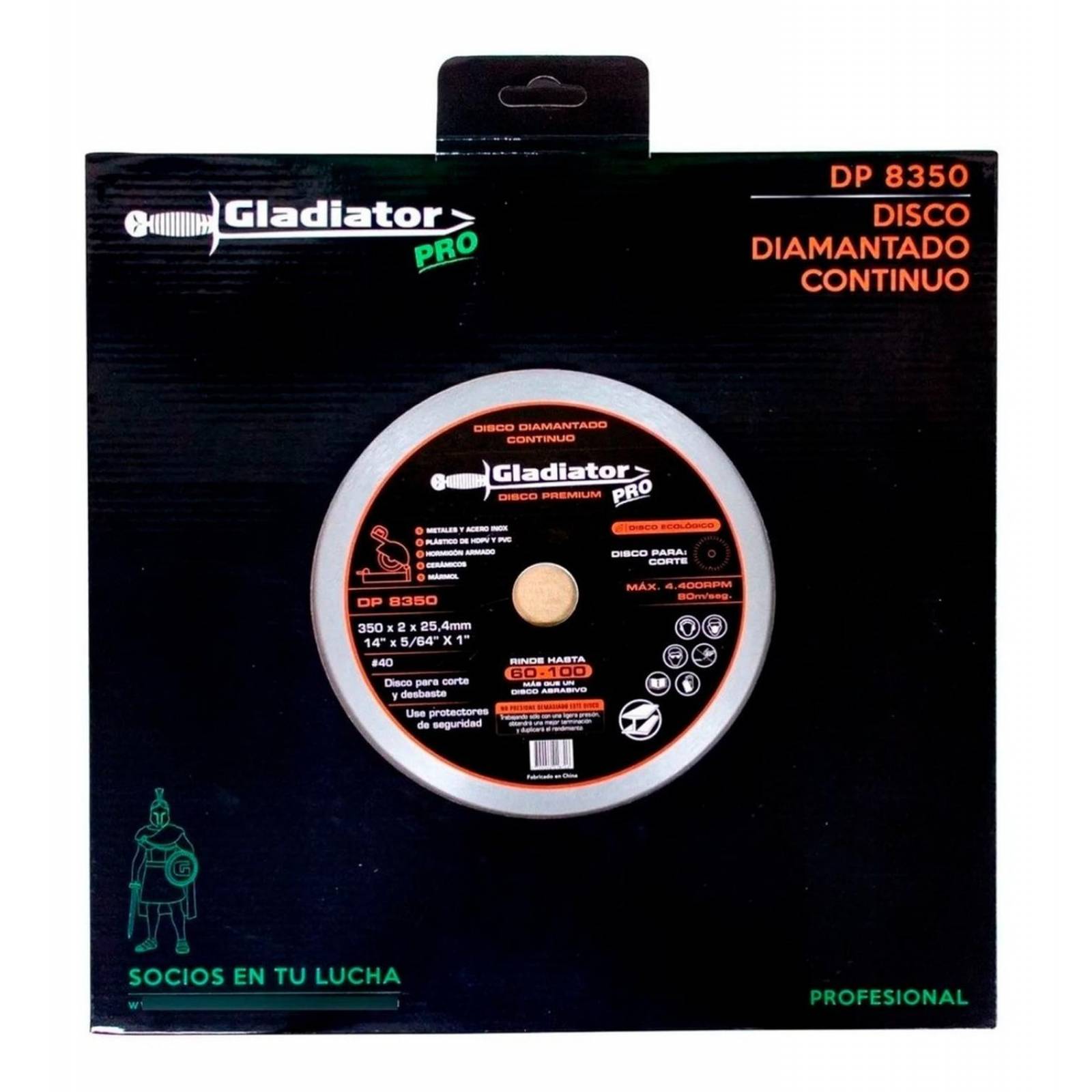 Disco Corte Metal Diamantado 14 Rinde Lo De 60-100 Discos 